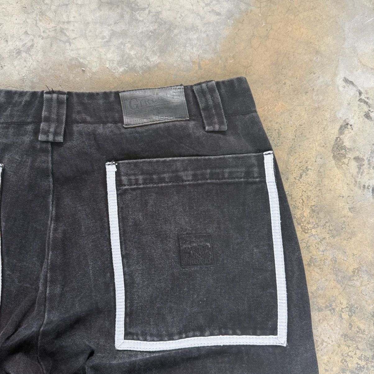 Marithe + Francois Girbaud Vintage y2k MFG Baggy Stripe Jeans Size US 37 - 7 Thumbnail
