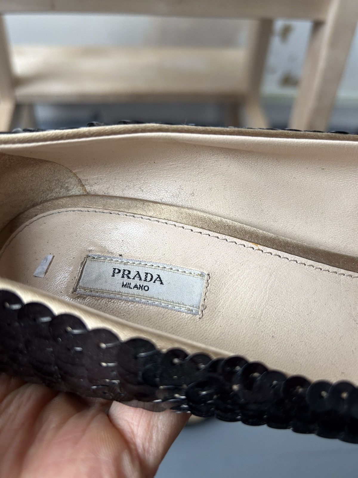 Leather × Prada × Vintage Prada Heels Vintage Shoes sandals Size US 8.5 / IT 38.5 - 8 Thumbnail