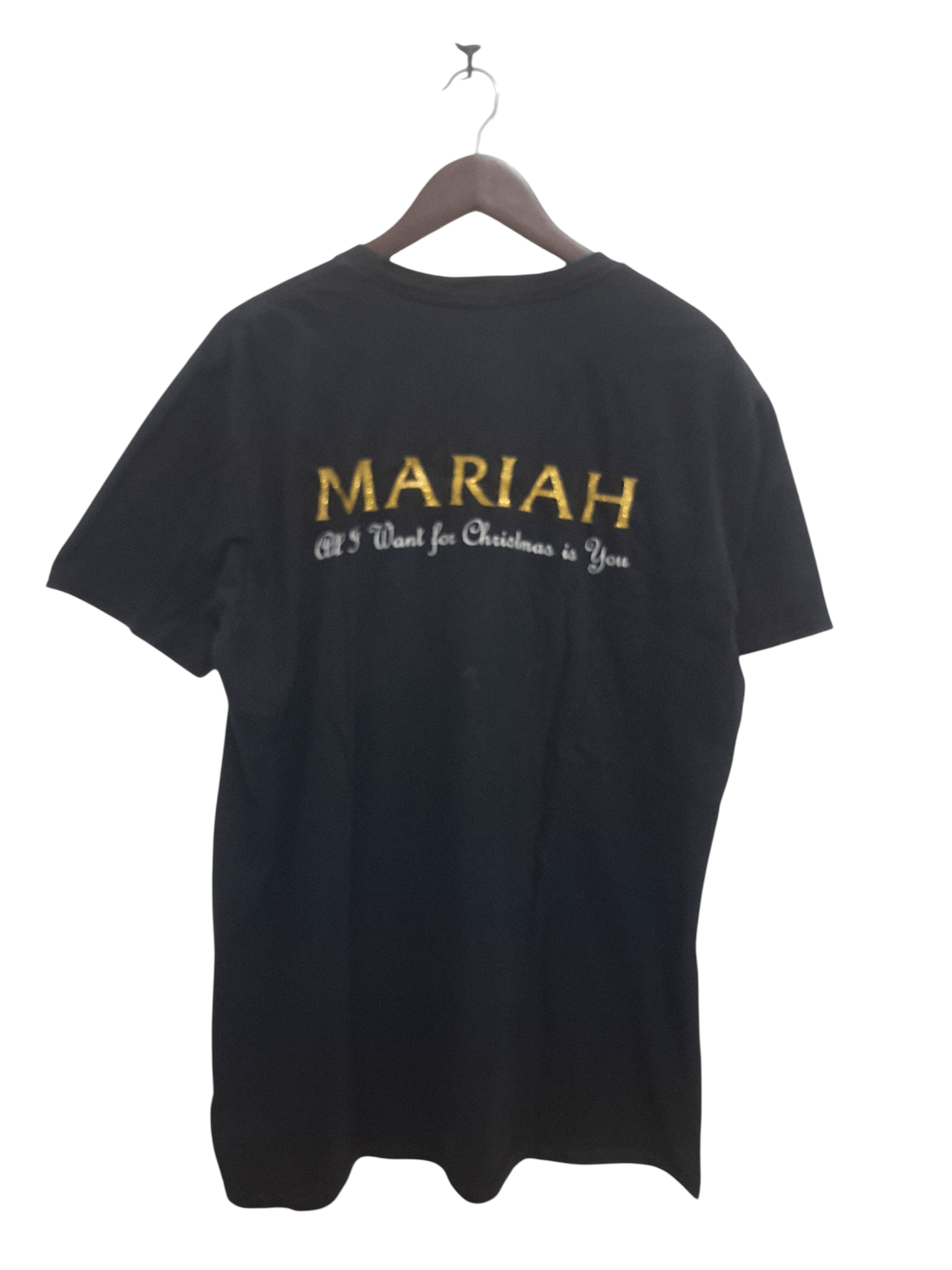 Band Tees Mariah Carey glitter tshirt Size US XL / EU 56 / 4 - 2 Thumbnail