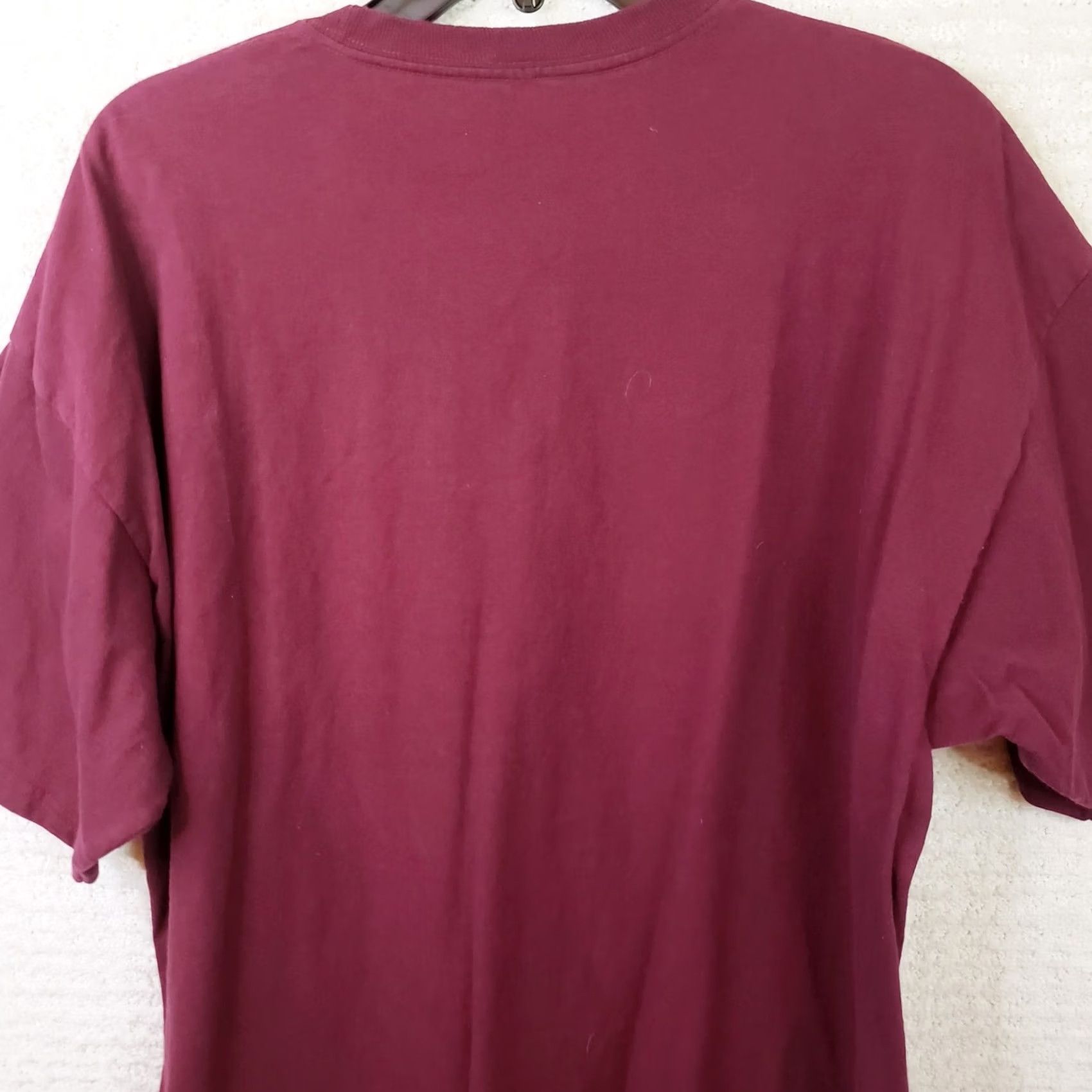 Vans Vans T-shirt Men's XL Burgundy Black Crewneck Vans Logo Short Sleeve Cotton Blend Size US XL / EU 56 / 4 - 7 Thumbnail