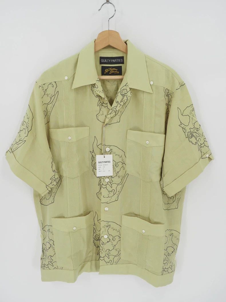Wacko Maria Wacko Maria Olive Green Cuba Shirt Size US M / EU 48-50 / 2 - 1 Thumbnail