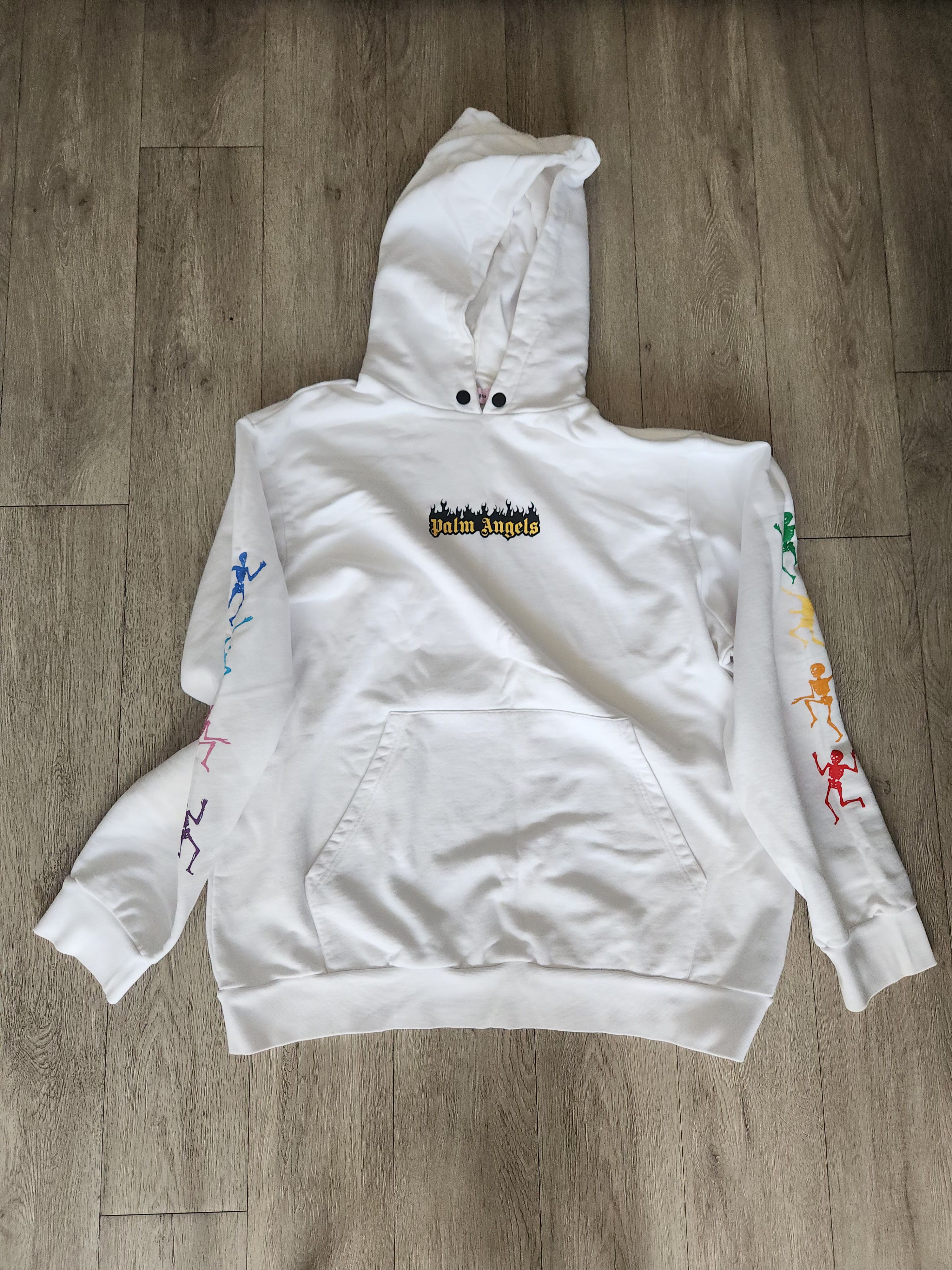 Palm Angels Palm Angels Dancing Skelton Hoodie Size US XXL / EU 58 / 5 - 1 Thumbnail