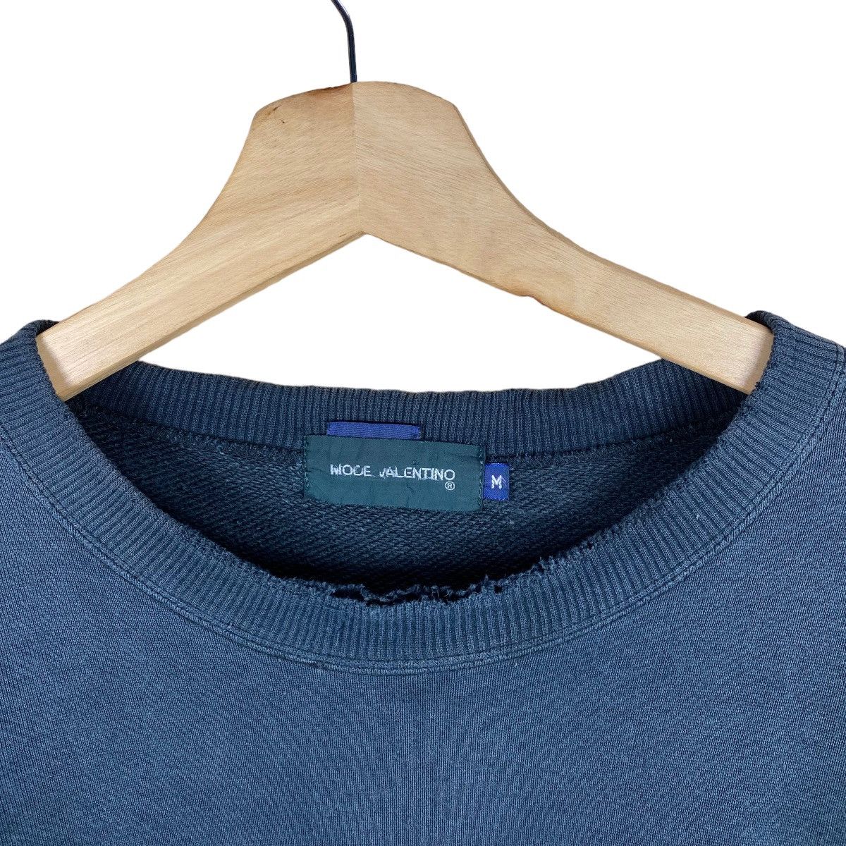 VINTAGE VALENTINO MODE SPELLOUT MULTICOLOR SWEATSHIRT