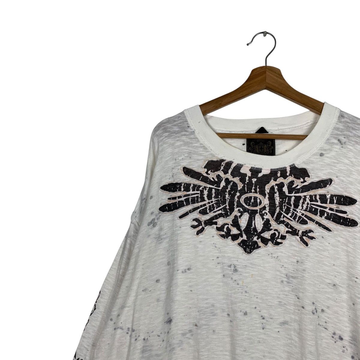 Japanese Brand PADROCK Trashed Style Oversized Sweater #2006-C87 Size US XXL / EU 58 / 5 - 6 Thumbnail