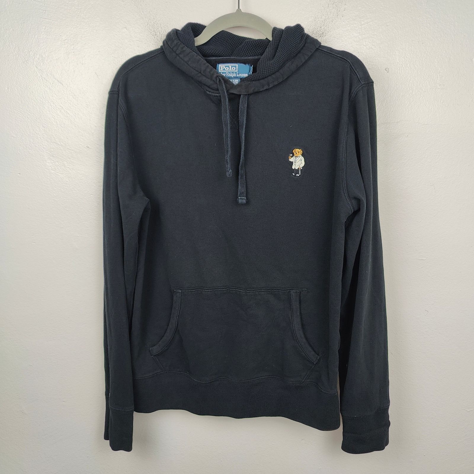 Polo Ralph Lauren Polo Ralph Lauren Tuxedo Bear Hoodie Mens Medium Black Size US M / EU 48-50 / 2 - 1 Thumbnail