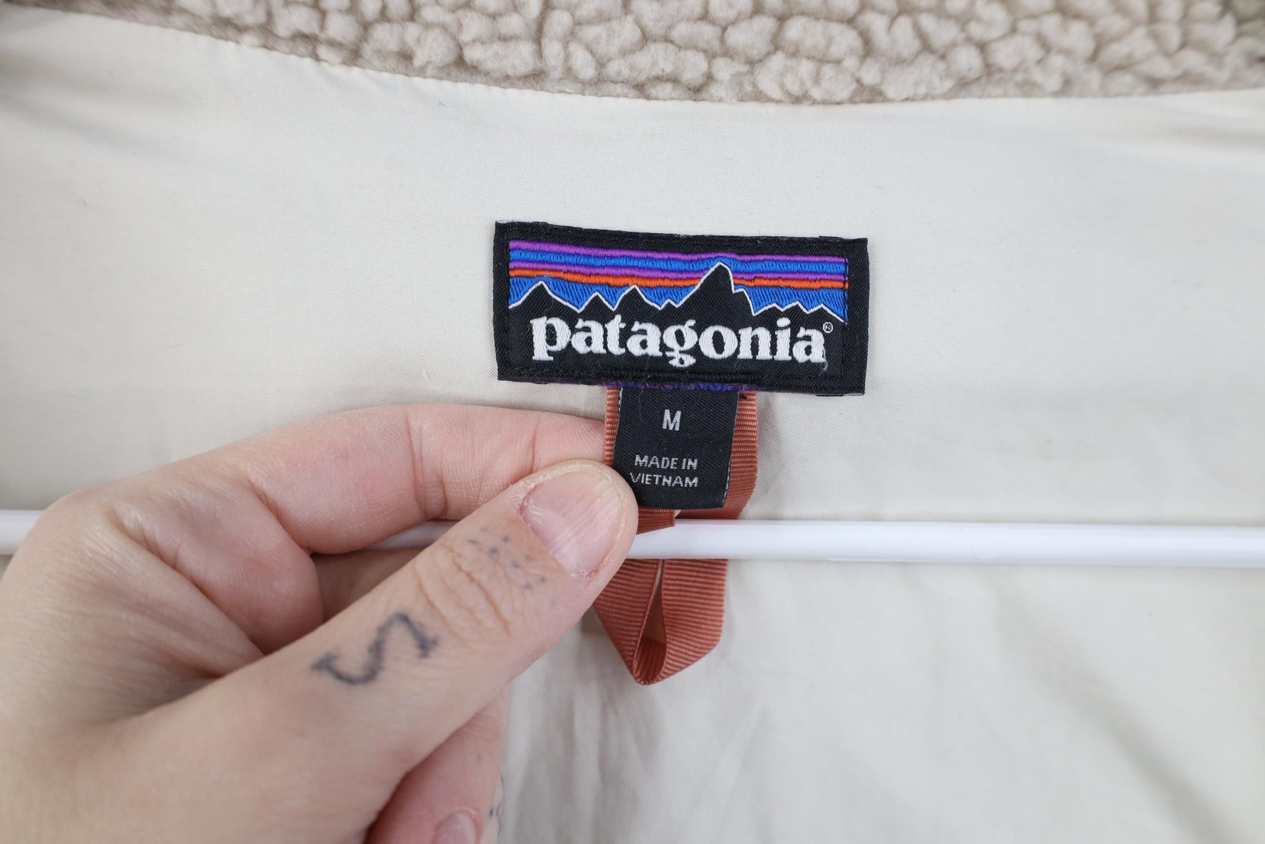 Patagonia Patagonia Pile Fleece Divided Sky Full Zip Jacket Natural Size M / US 6-8 / IT 42-44 - 12 Thumbnail
