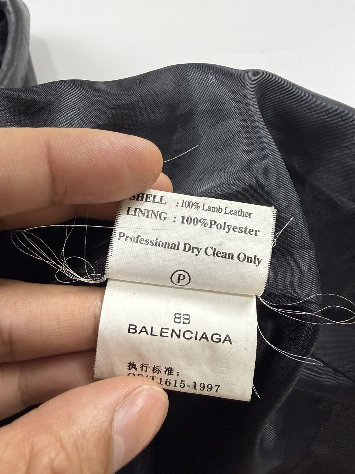 Balenciaga Vintage Balenciaga Lamb Leather Zip Up Jacket Size US L / EU 52-54 / 3 - 14 Thumbnail