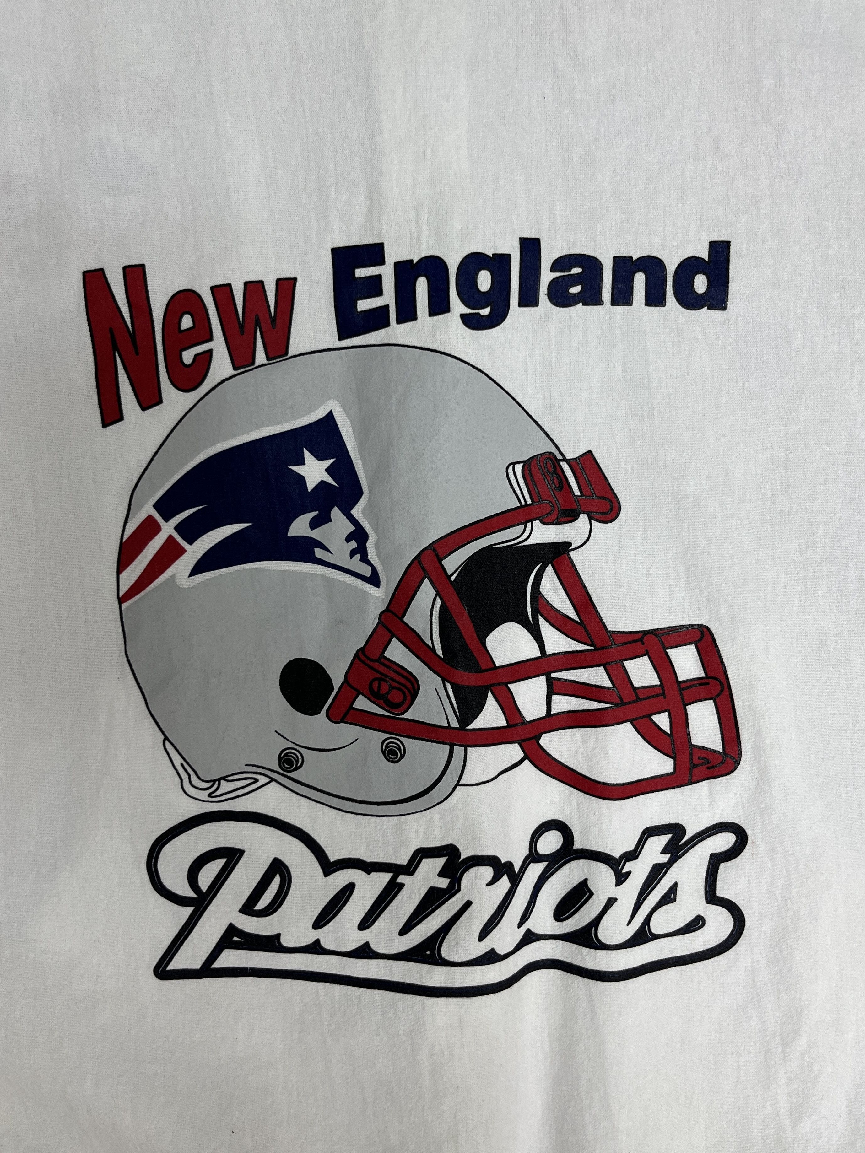 Vintage New England Patriots Vintage White Windbreaker Jacket Size US XL / EU 56 / 4 - 5 Thumbnail