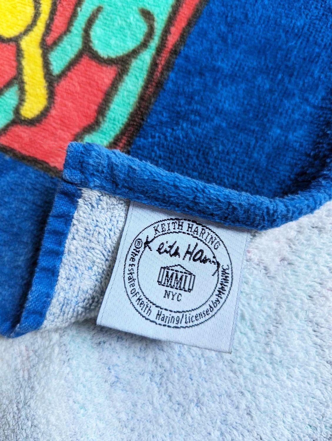 Keith Haring Vintage Keith Haring Licensed MMI NYC ART Beach / Gym Towel Size ONE SIZE - 4 Thumbnail