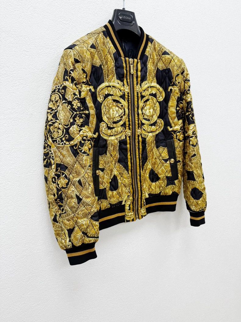 Versace Versace Mulberry silk cotton jacket Size US S / EU 44-46 / 1 - 2 Thumbnail