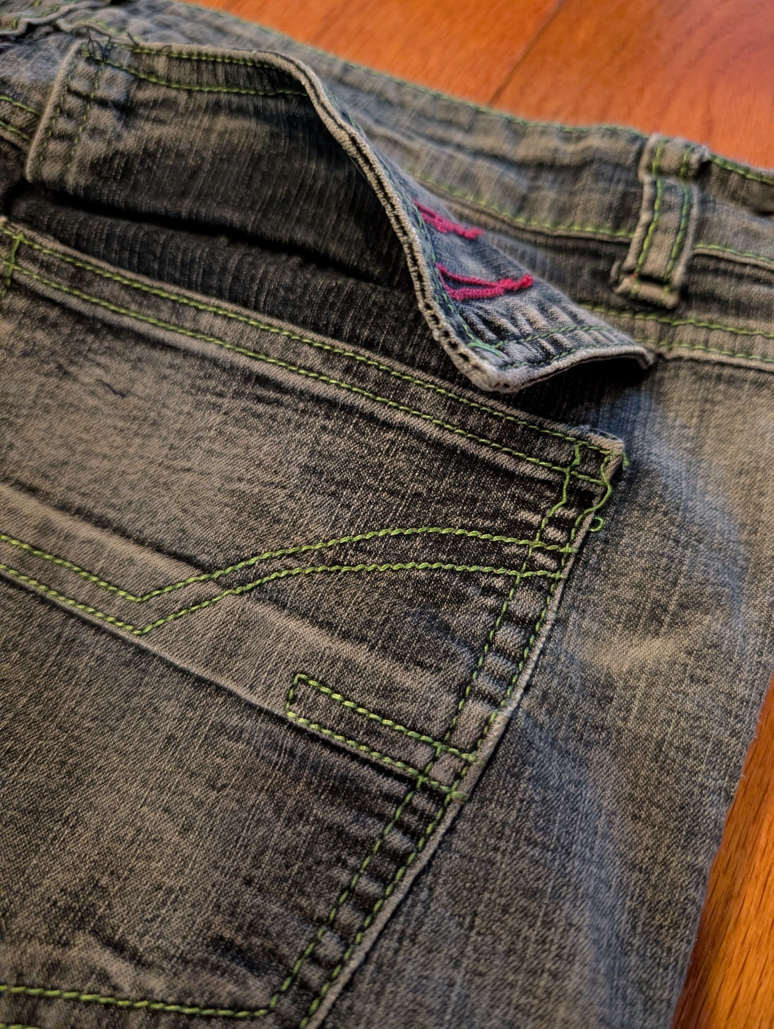 Southpole Y2K Xclusive Faded Denim Baggy Flare Leg Cyber Grunge Jeans Size US 34 / EU 50 - 2 Thumbnail