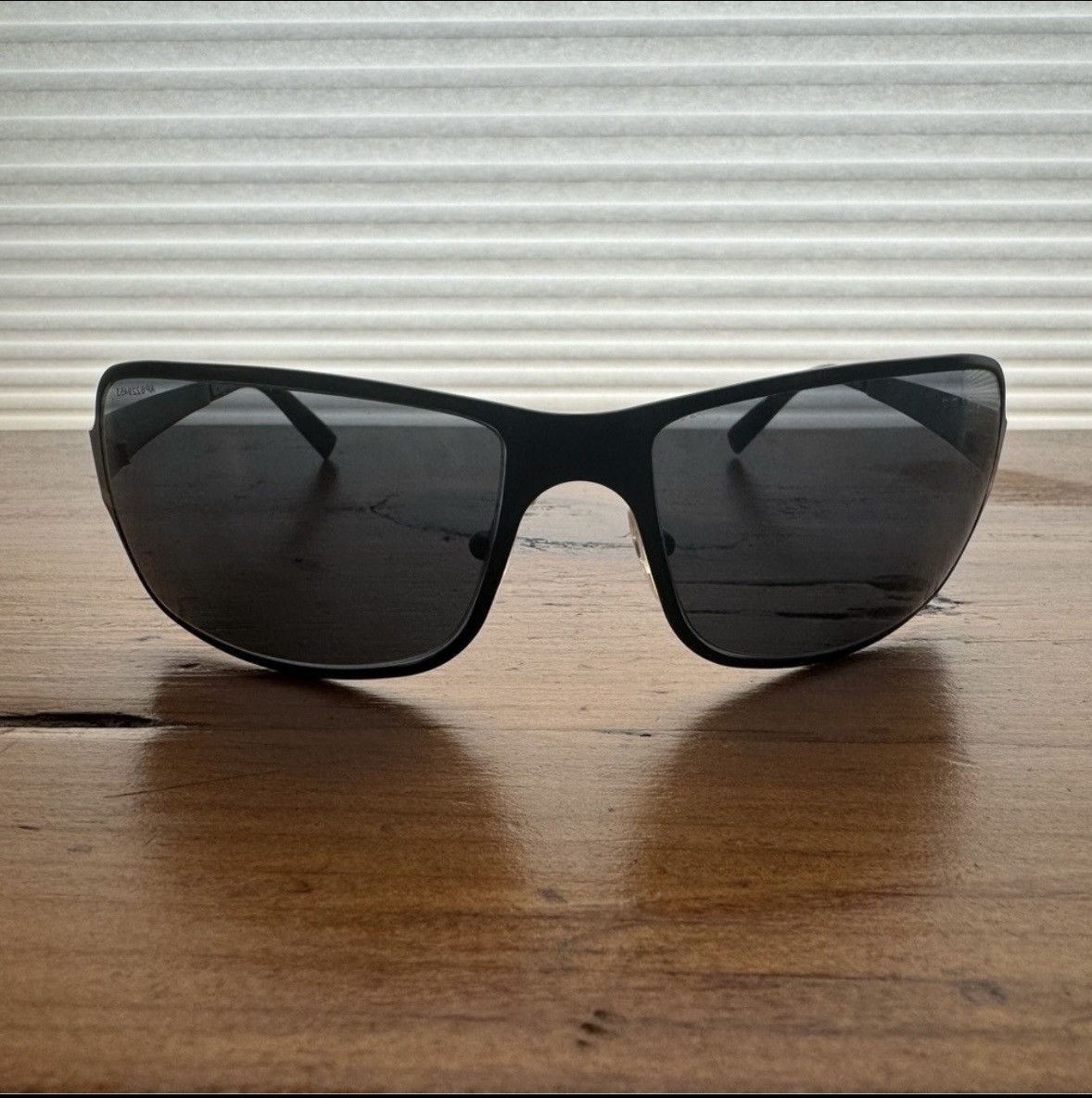 Prada Prada SPR 60F Aviator Sunglasses Black Metal Frame Size ONE SIZE - 1 Thumbnail