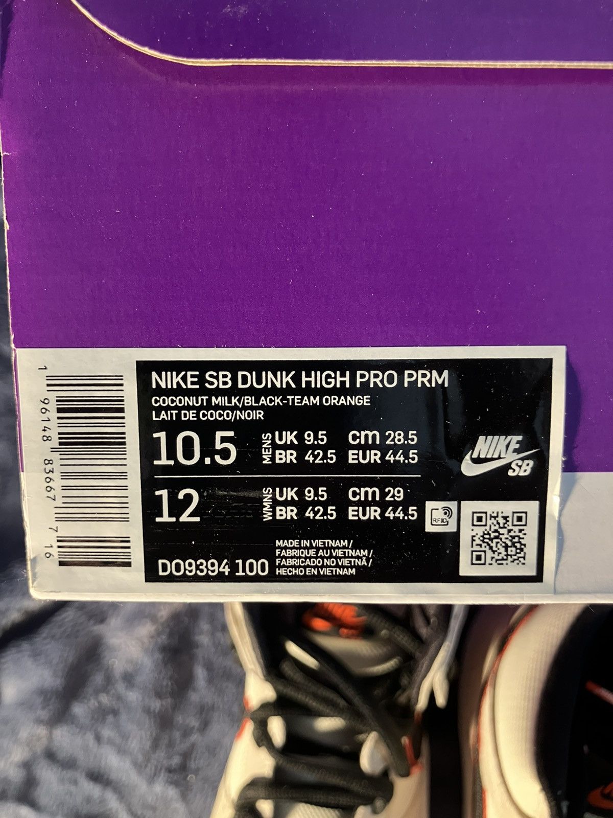 Nike 10.5- NIKE DUNK HIGH SAN FRANCISCO GIANTS Size US 10.5 / EU 43-44 - 4 Thumbnail