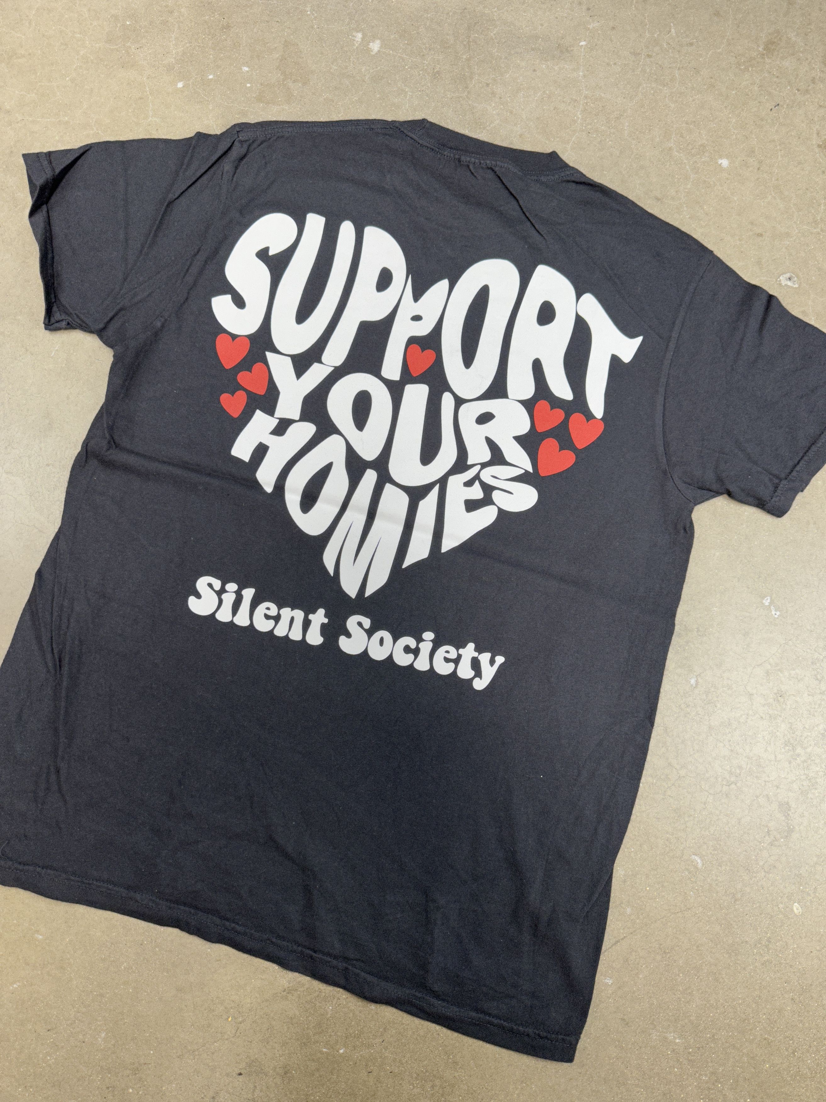 Other SILENT SOCIETY SUPPORT YOUR HOMIES TEE- M Size US M / EU 48-50 / 2 - 2 Thumbnail