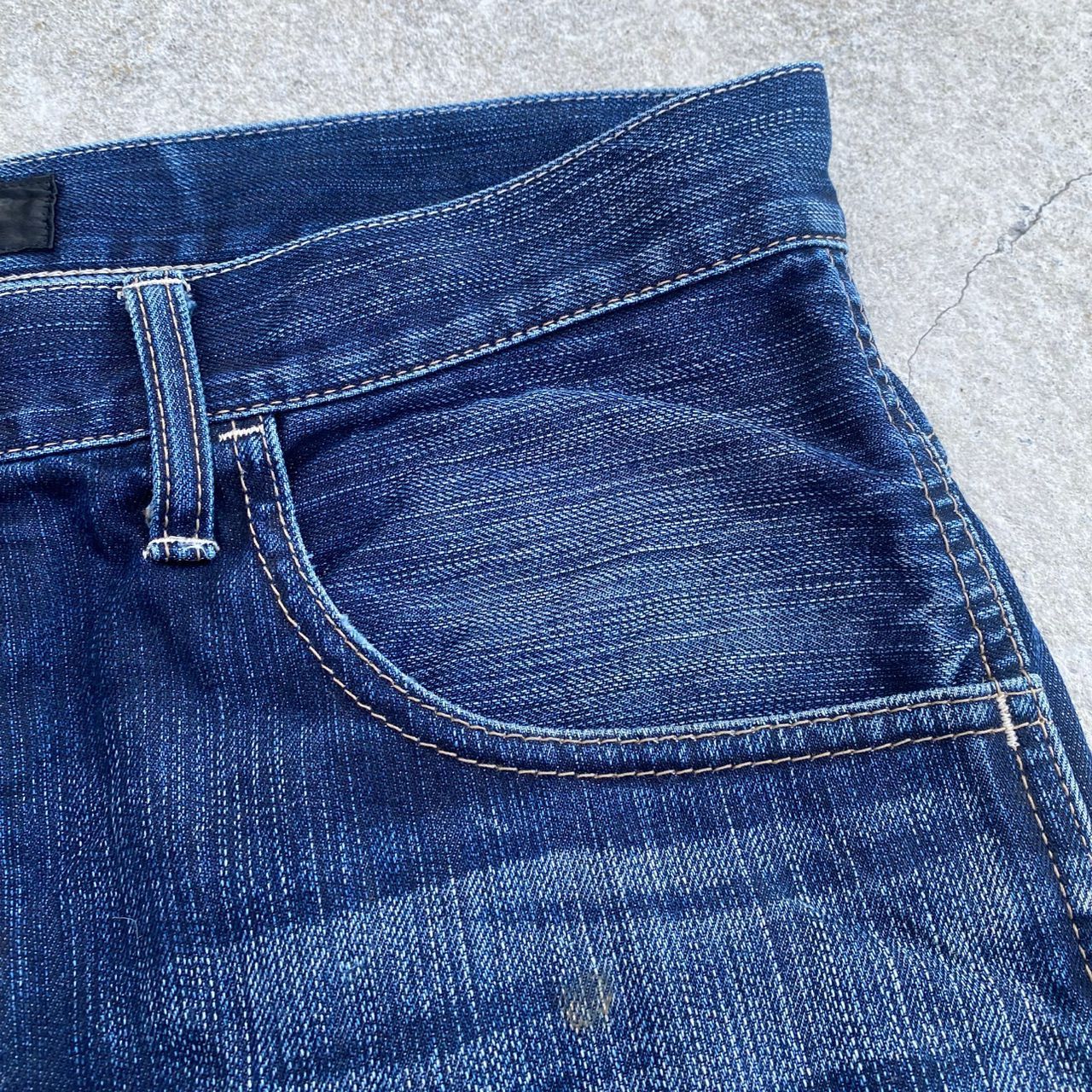 If Six Was Nine Vintage Back Number Black Label Distressed Denim Size US 32 / EU 48 - 9 Thumbnail