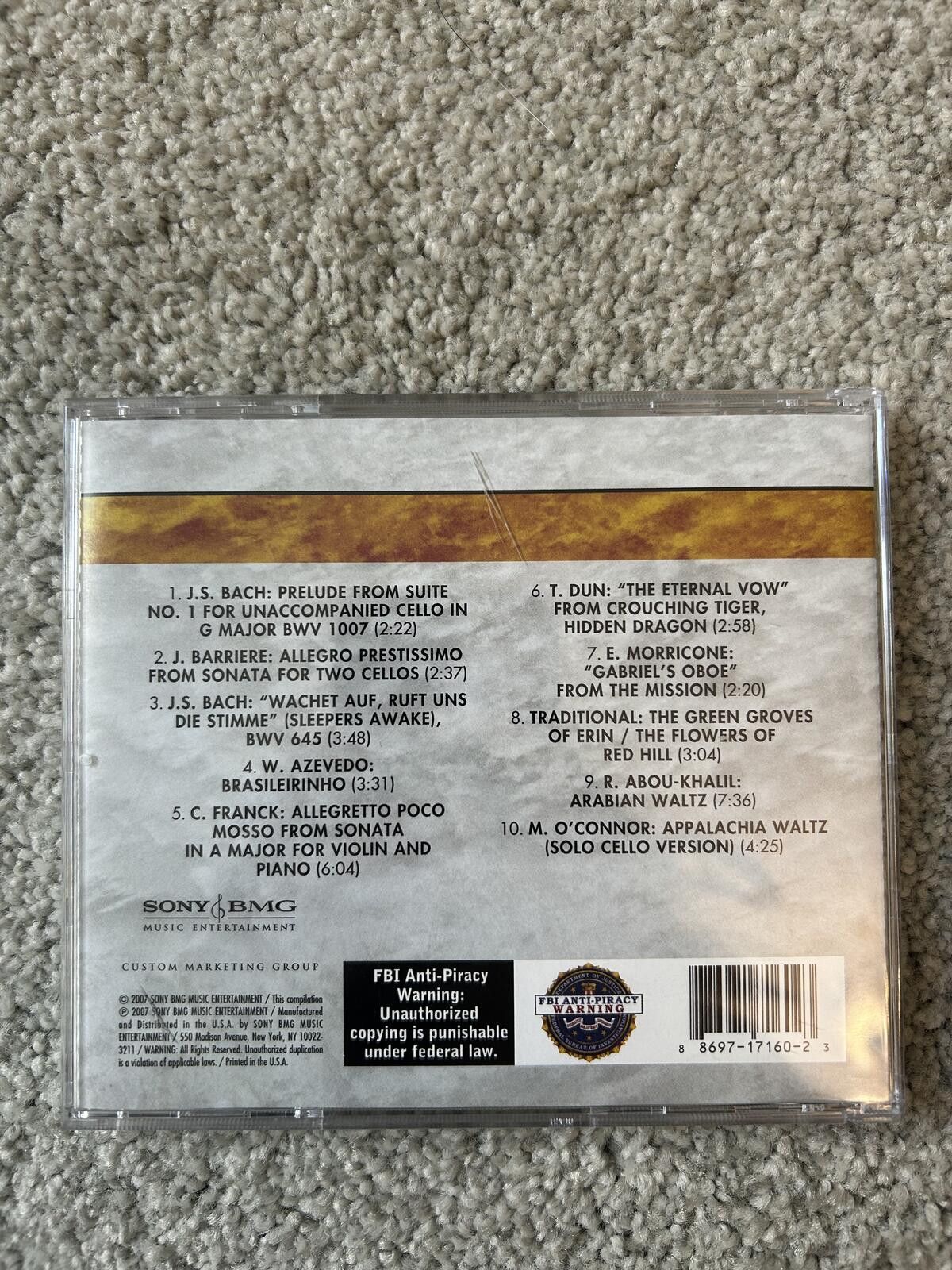 Other Yo-Yo Ma Super Hits CD - NO DISC INSIDE!! Size ONE SIZE - 2 Thumbnail