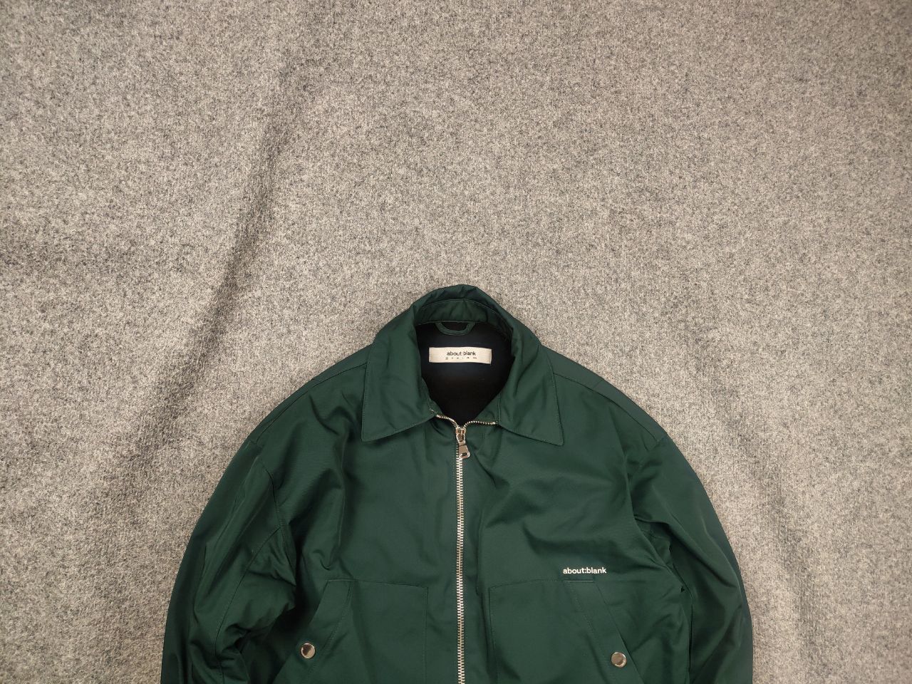 About:Blank About:blank Design Men's Box Logo Cropped Jacket Epsom Green Size US XS / EU 42 / 0 - 1 Thumbnail