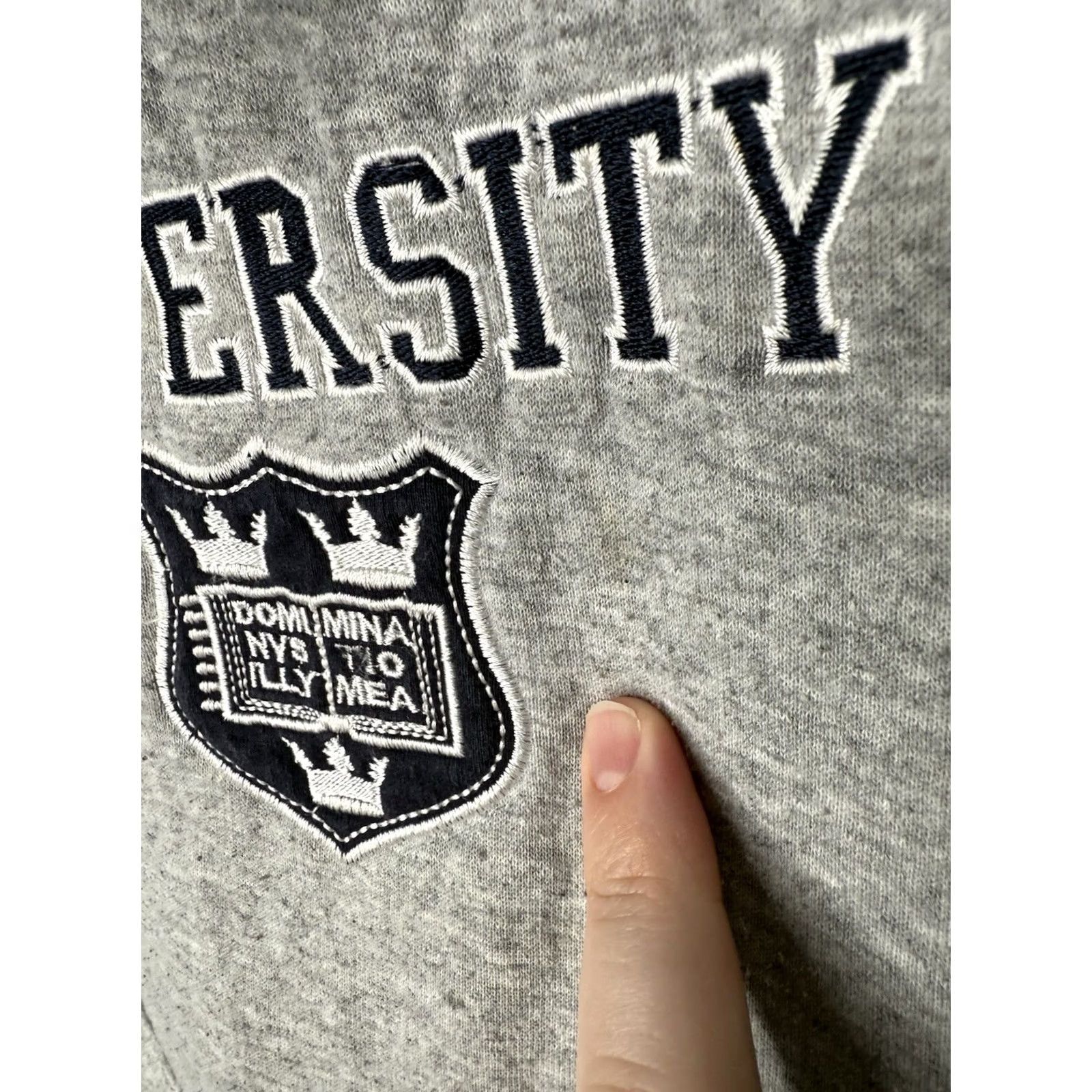 Vintage Oxford University Hoodie Mens Medium Gray College Embroidered Sweatshirt Size US M / EU 48-50 / 2 - 3 Thumbnail