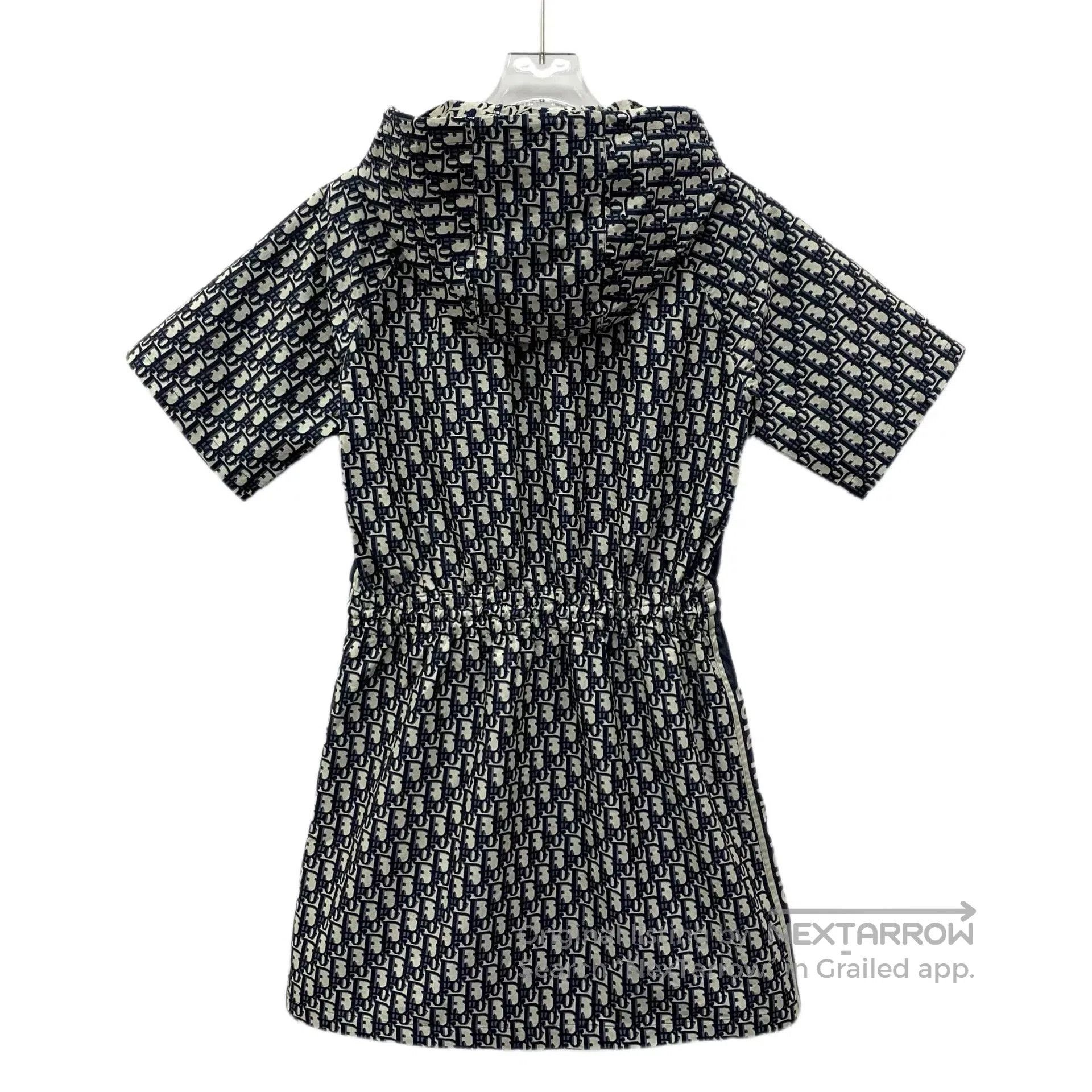 Dior dior color logo short sleeve hoodie dress. Size M / US 6-8 / IT 42-44 - 2 Thumbnail