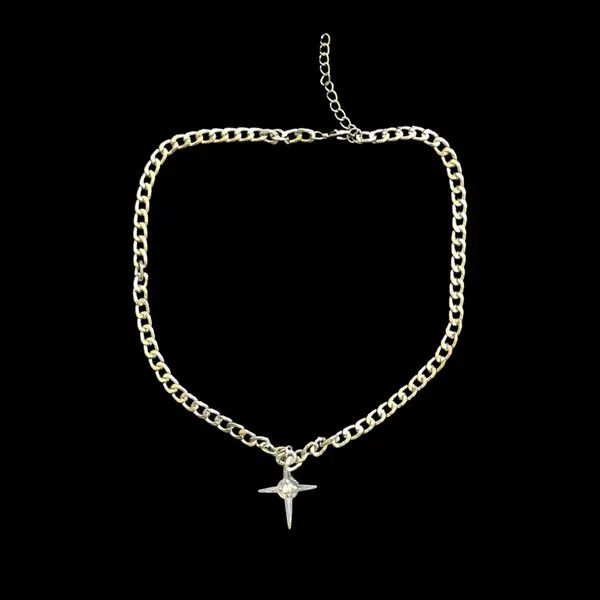 Jewelry Chain Crystal Abstract Star Pop Fantasy Necklace Size ONE SIZE - 7 Thumbnail