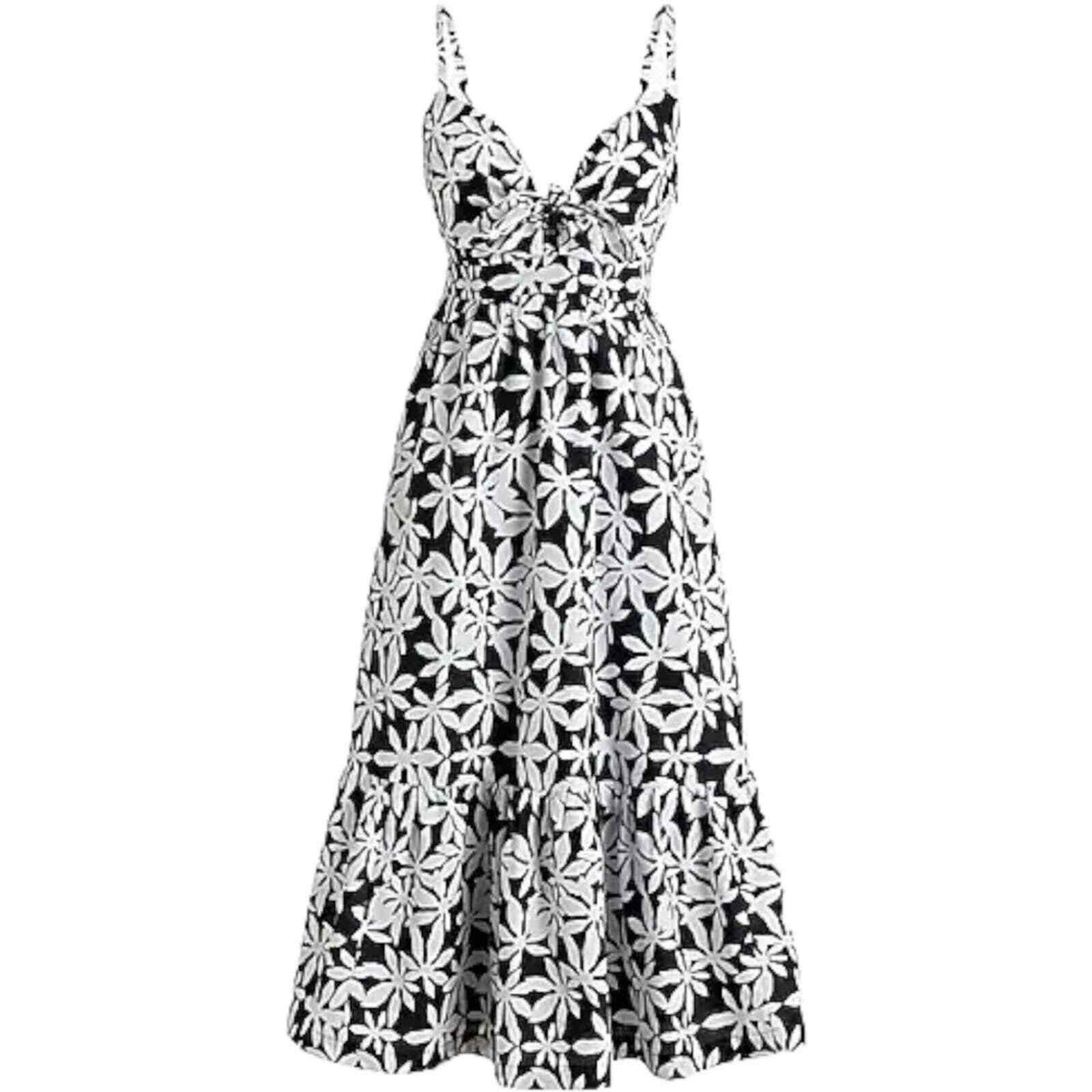 J.Crew J.Crew Tie-Front Cutout Midi Dress, 00/XXS Size XXS / US 00 / IT 34 - 1 Thumbnail