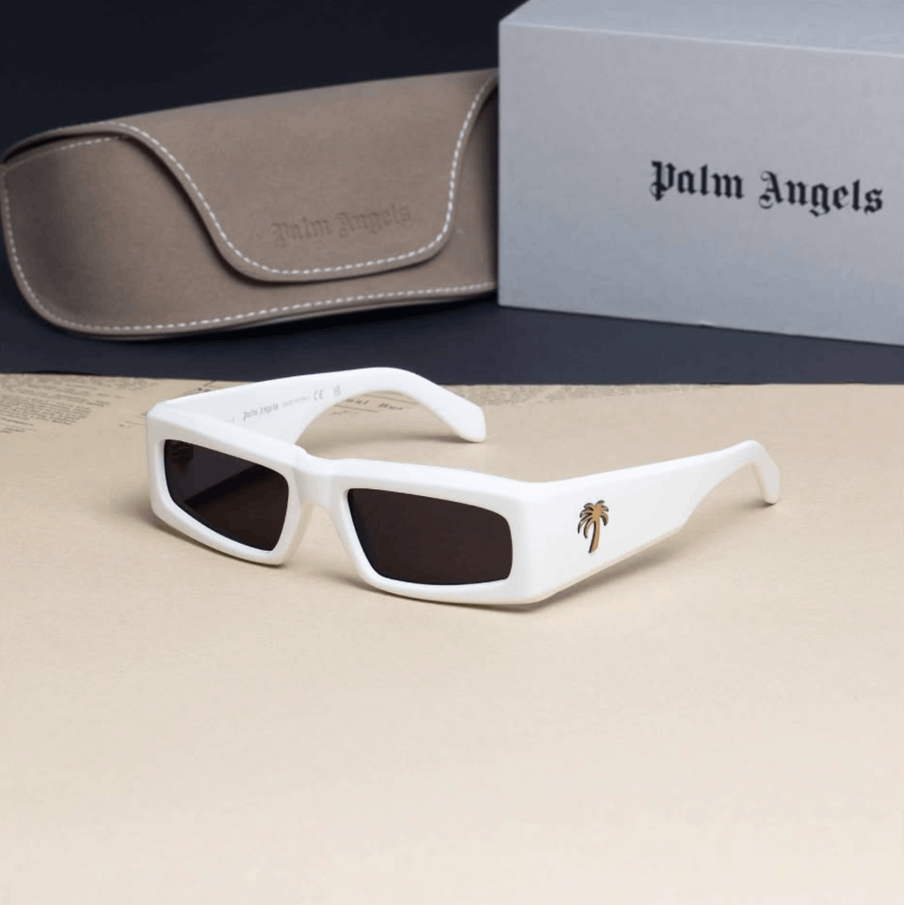 Palm Angels NEW Palm Angels YREKA PERI055S24PLA0010107 White
