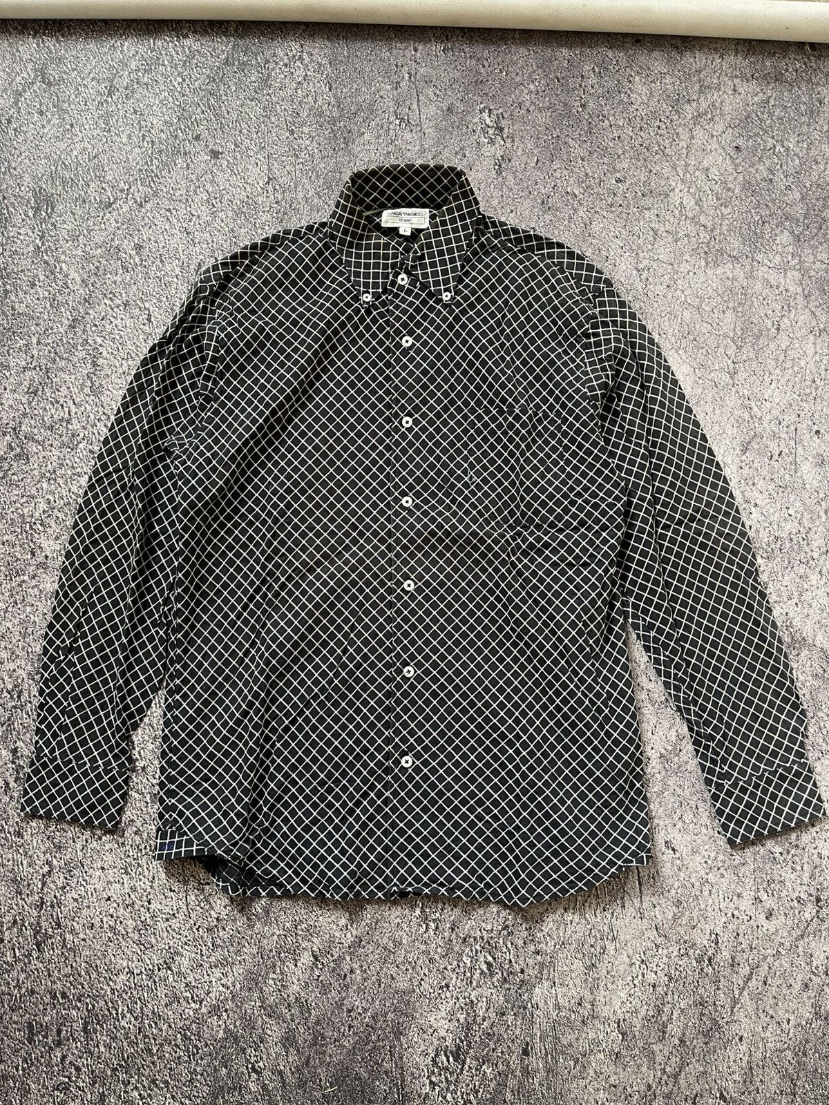 Kansai Yamamoto Kansai Yamamoto plaid long shirt Size US L / EU 52-54 / 3 - 4 Thumbnail
