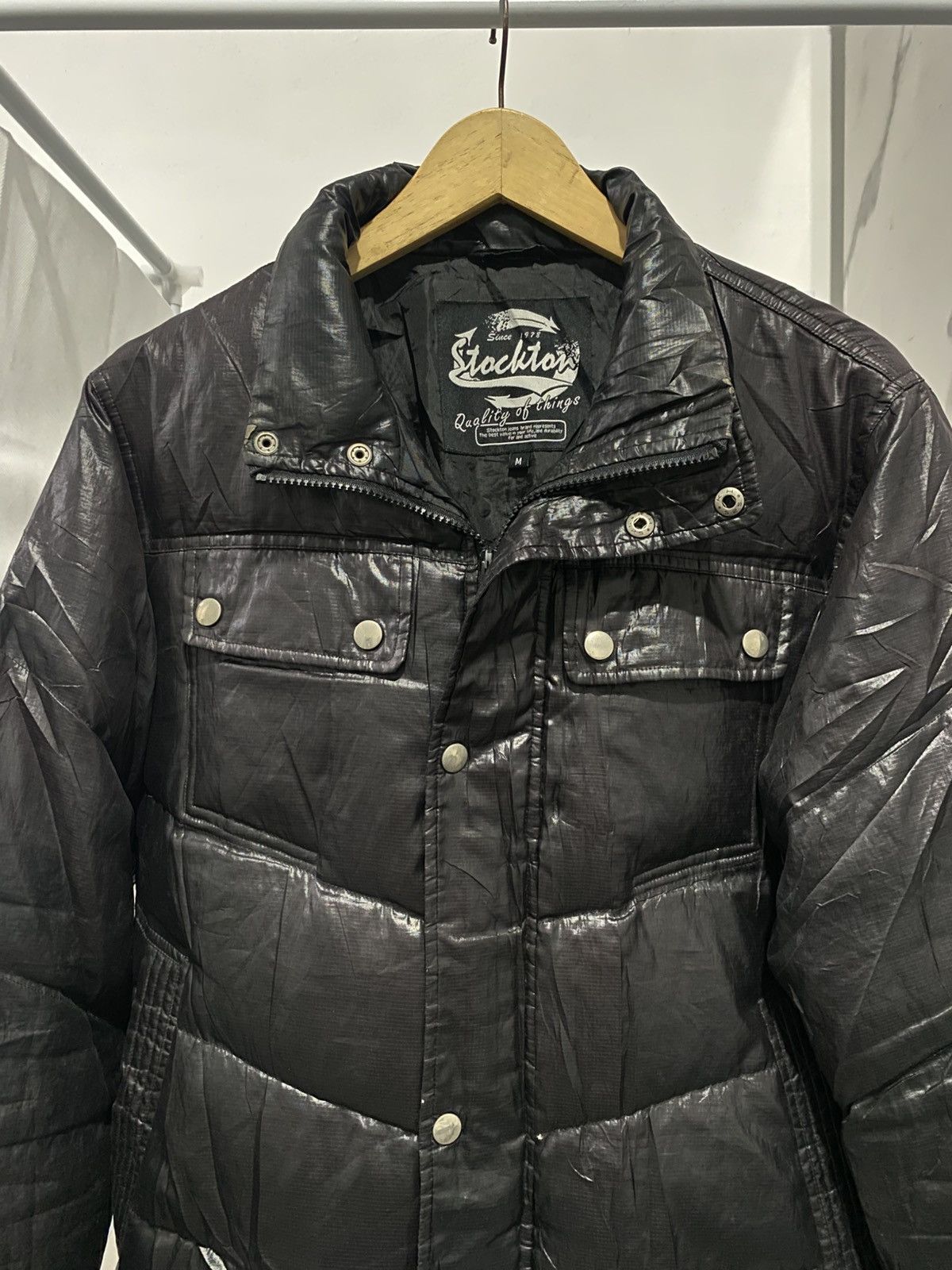 If Six Was Nine Stockton Japanese Black Puffer Jacket Vkei Punk Size US M / EU 48-50 / 2 - 2 Thumbnail