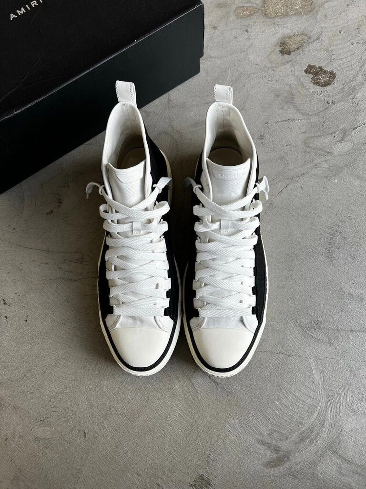 Amiri Amiri Chuck High Black/White Sz. 48 Size US 15 / EU 48 - 3 Thumbnail