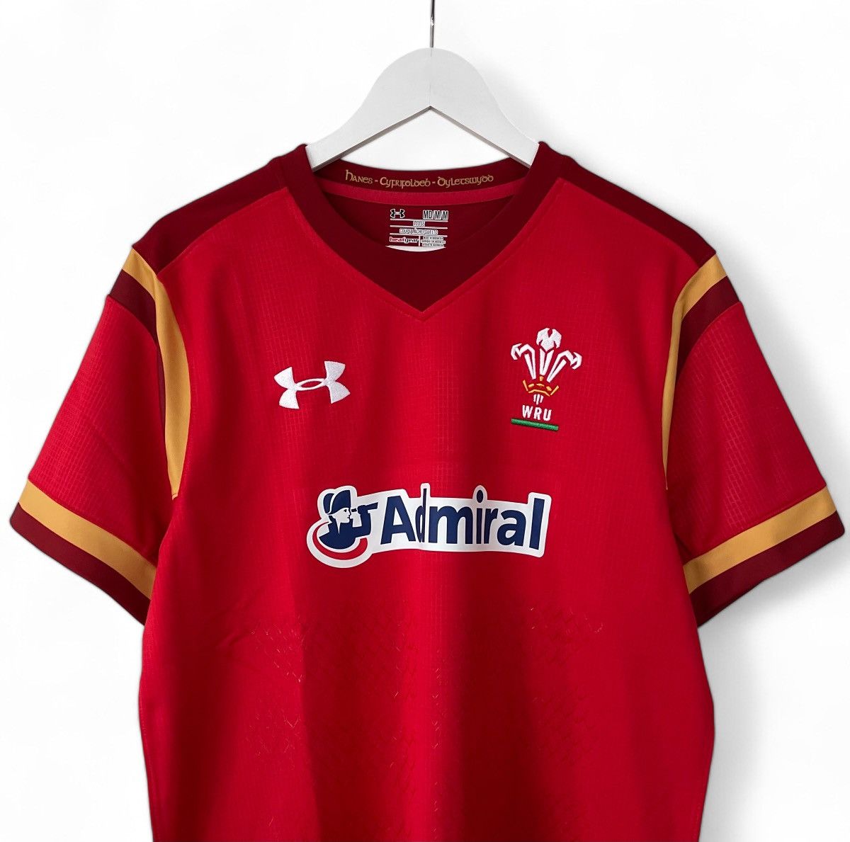 Under Armour WRU Wales National Rugby Under Armour Team Shirt Men's M Size US M / EU 48-50 / 2 - 3 Thumbnail
