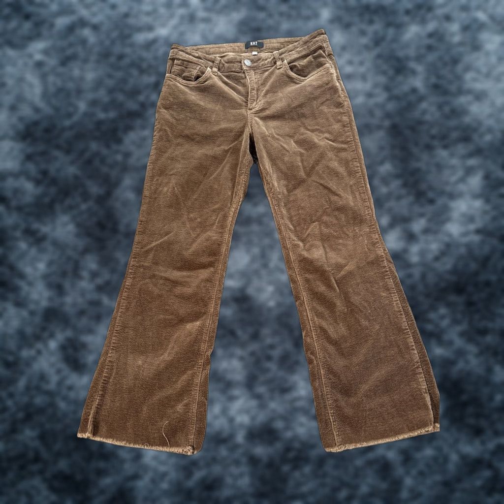 Vintage KUT from the Kloth Corduroy Bootcut Slim Flare Pants Brown 12 Regular Inseam 27 in Clothing Women Size 34" / US 12 / IT 48 - 1 Thumbnail