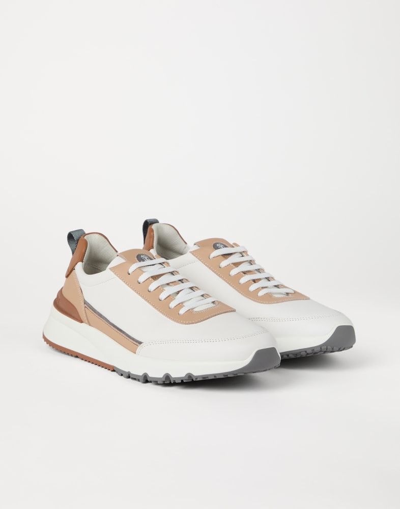 Brunello Cucinelli o1w1db10925 Pair Of Sneakers in White/Beige Size US 10 / EU 43 - 2 Thumbnail