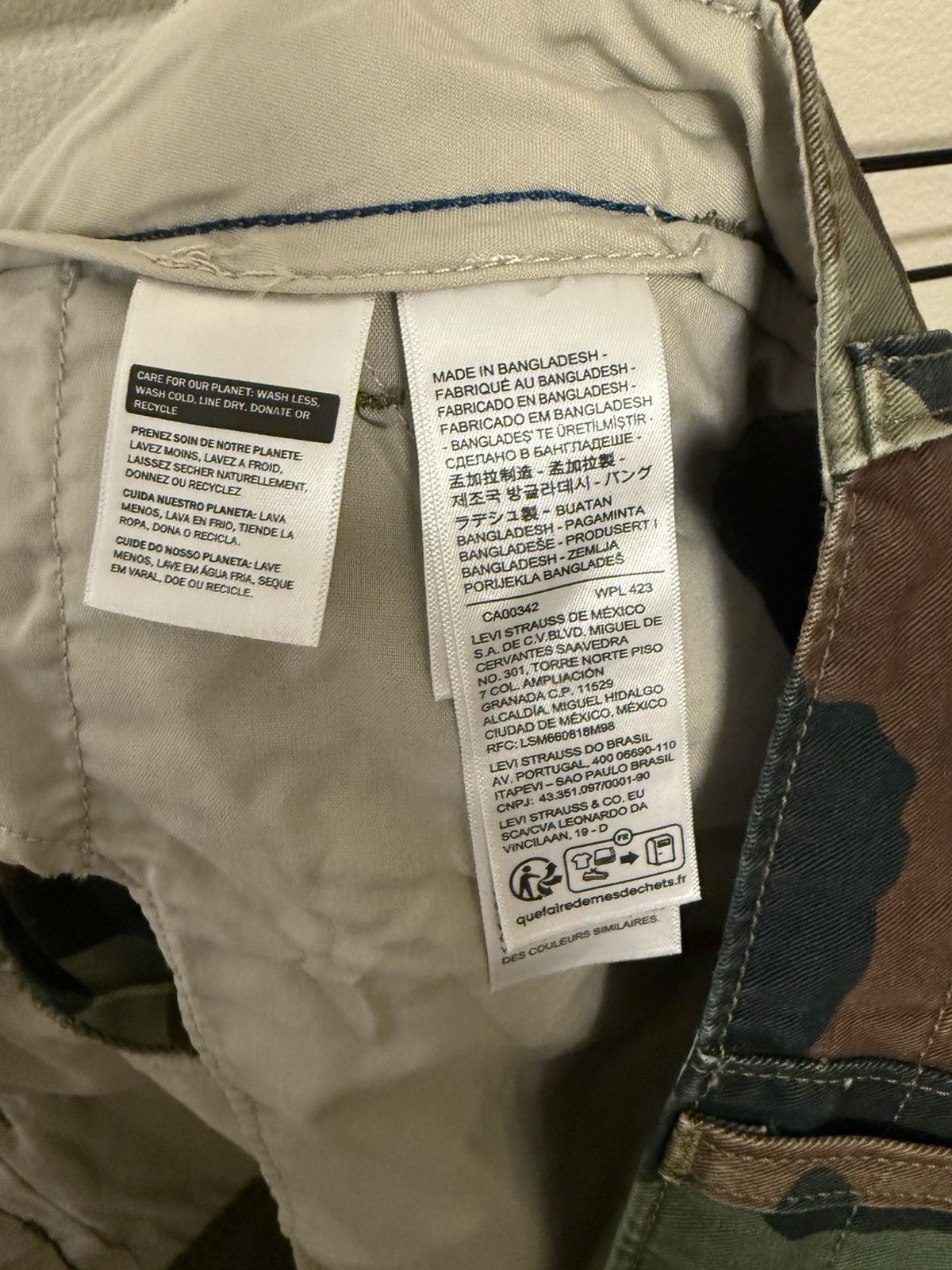 Levi's Levi’s XX Cargo Straight Fit Camo Pants Size US 33 - 3 Thumbnail