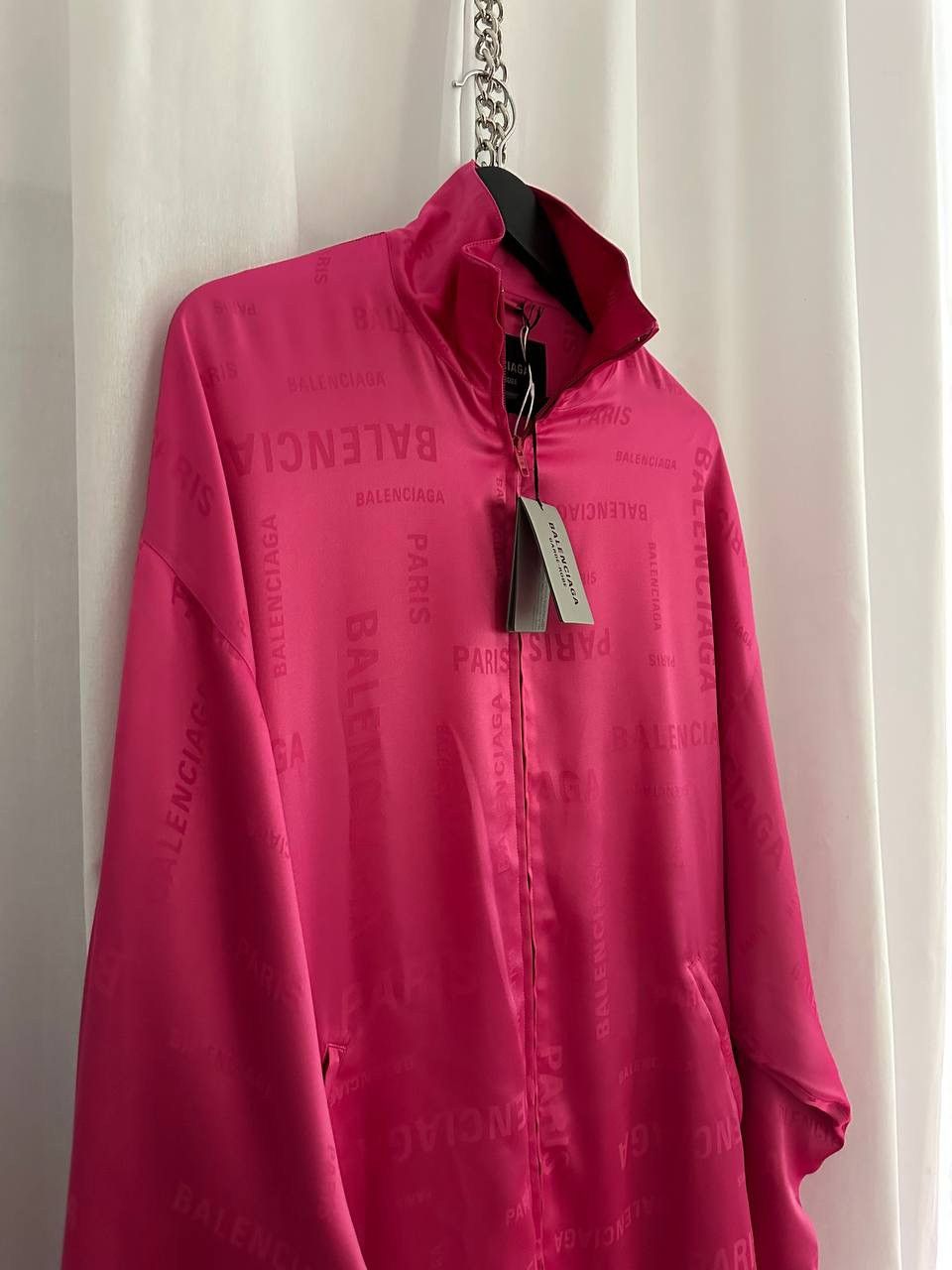 Balenciaga Pink Silk Jacket