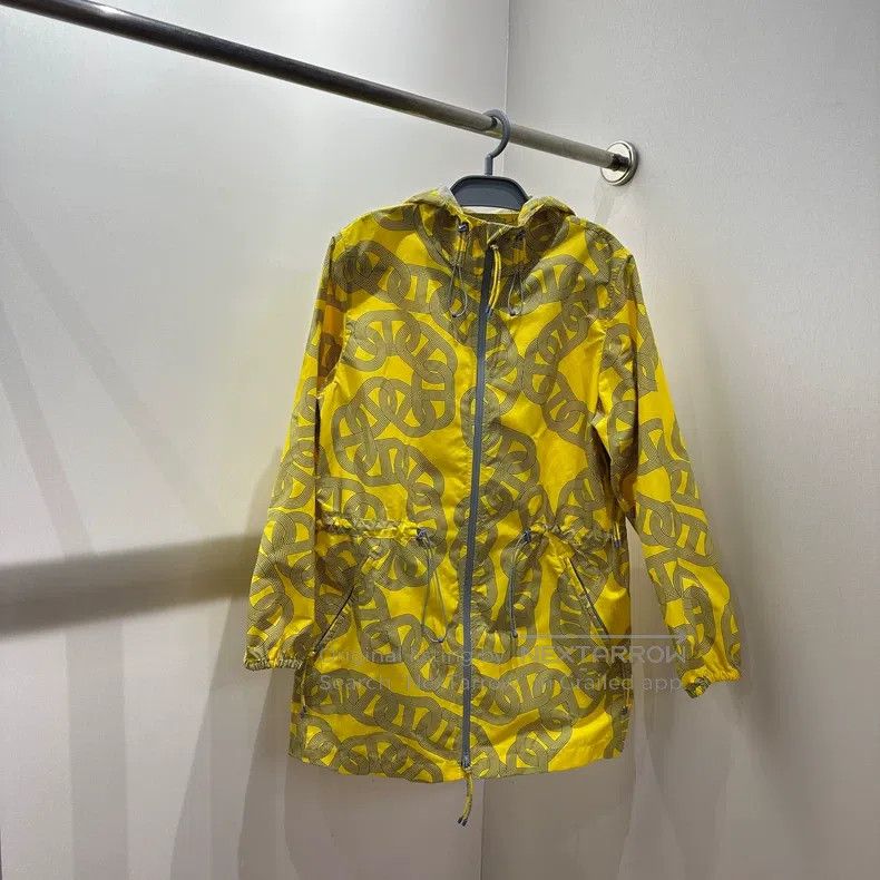 Hermes Hermes All-over Pig Nose Pattern Windbreaker Coat Size XS / US 0-2 / IT 36-38 - 1 Thumbnail