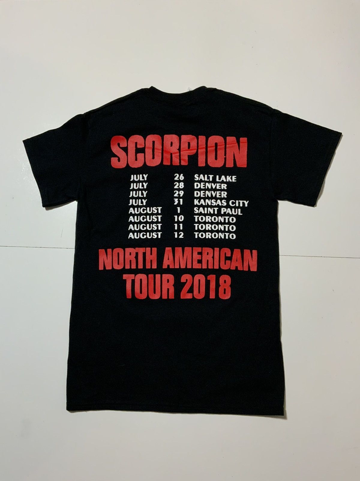 Drake Scorpion Drake North American Tour Official Merch T-Shirt Size US S / EU 44-46 / 1 - 1 Thumbnail