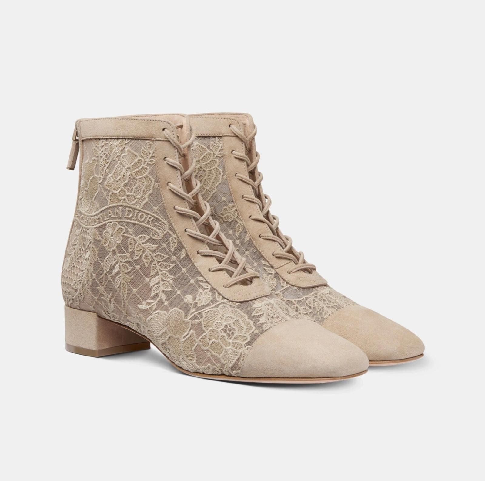 Dior Dior Naughtily-D Heeled Ankle Boots Size US 5.5 / IT 35.5 - 2 Thumbnail