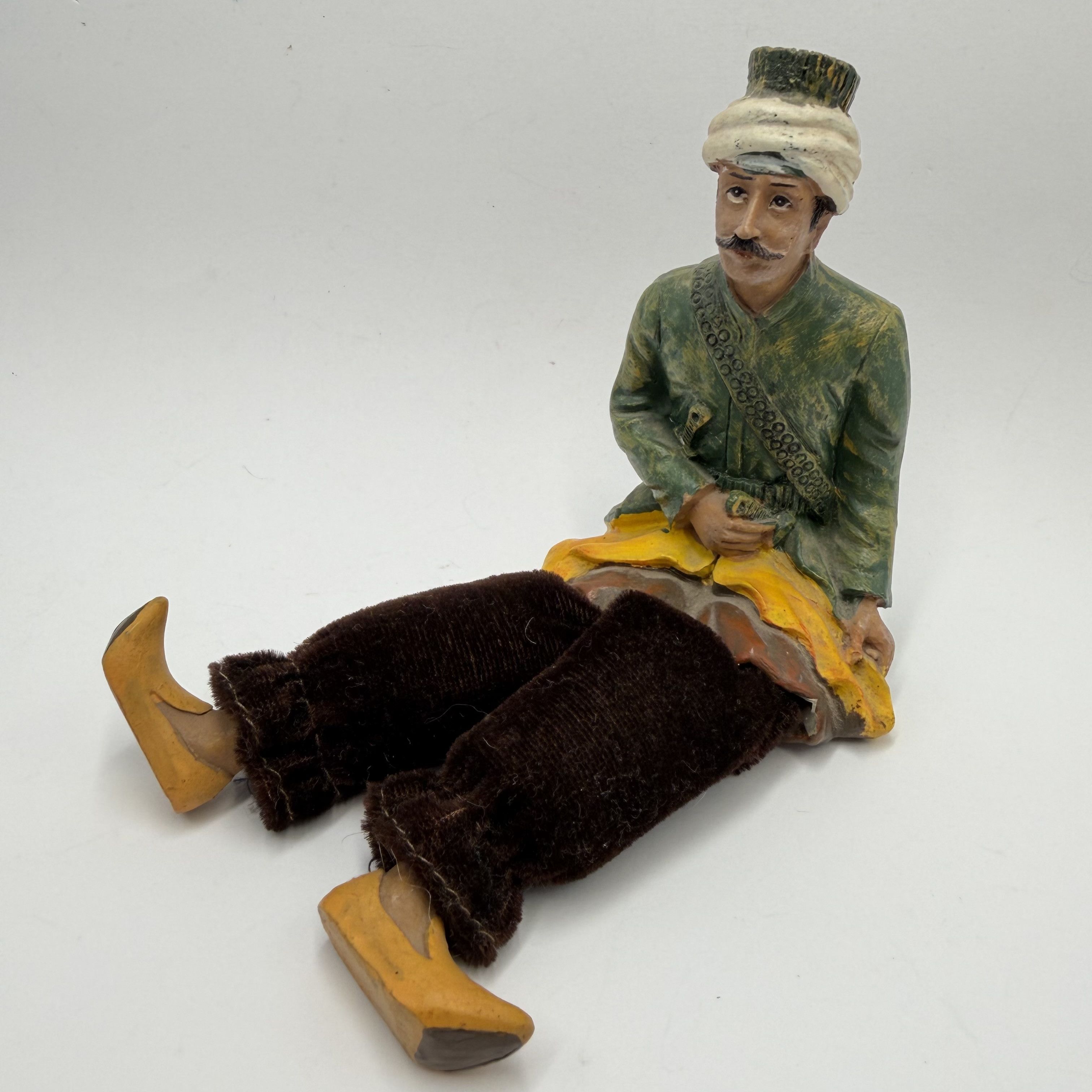 Vintage Vintage Uzbek Seated Man Figurine Shelf Sitter Size ONE SIZE - 7 Thumbnail