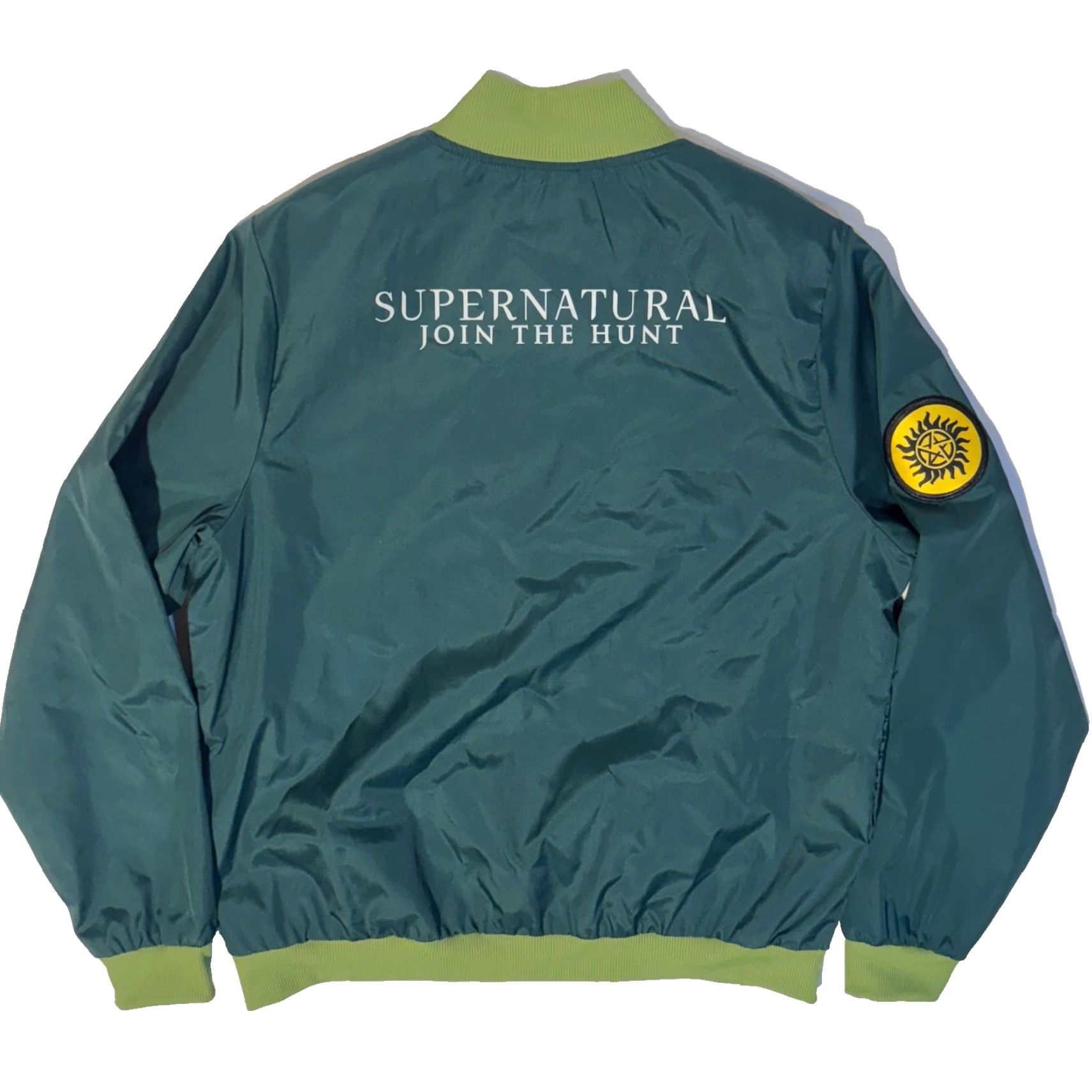 Vintage CultureFly Supernatural The Hunt Green Sheriff Bomber Jacket Windbreaker Jacket Mens S Green Satin Lightweight Casual Vintage: No Size US S / EU 44-46 / 1 - 7 Thumbnail