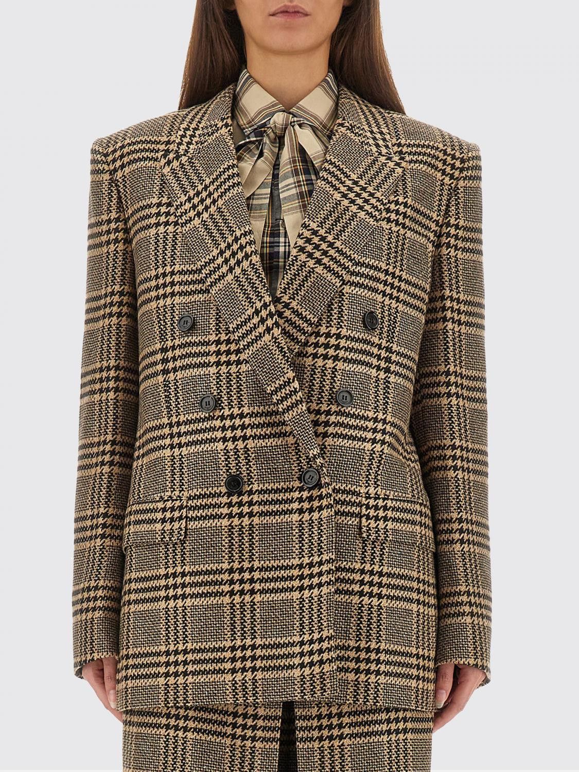 Saint Laurent Paris Saint Laurent Jacket Woman Multicolor Size S / US 4 / IT 40 - 1 Thumbnail