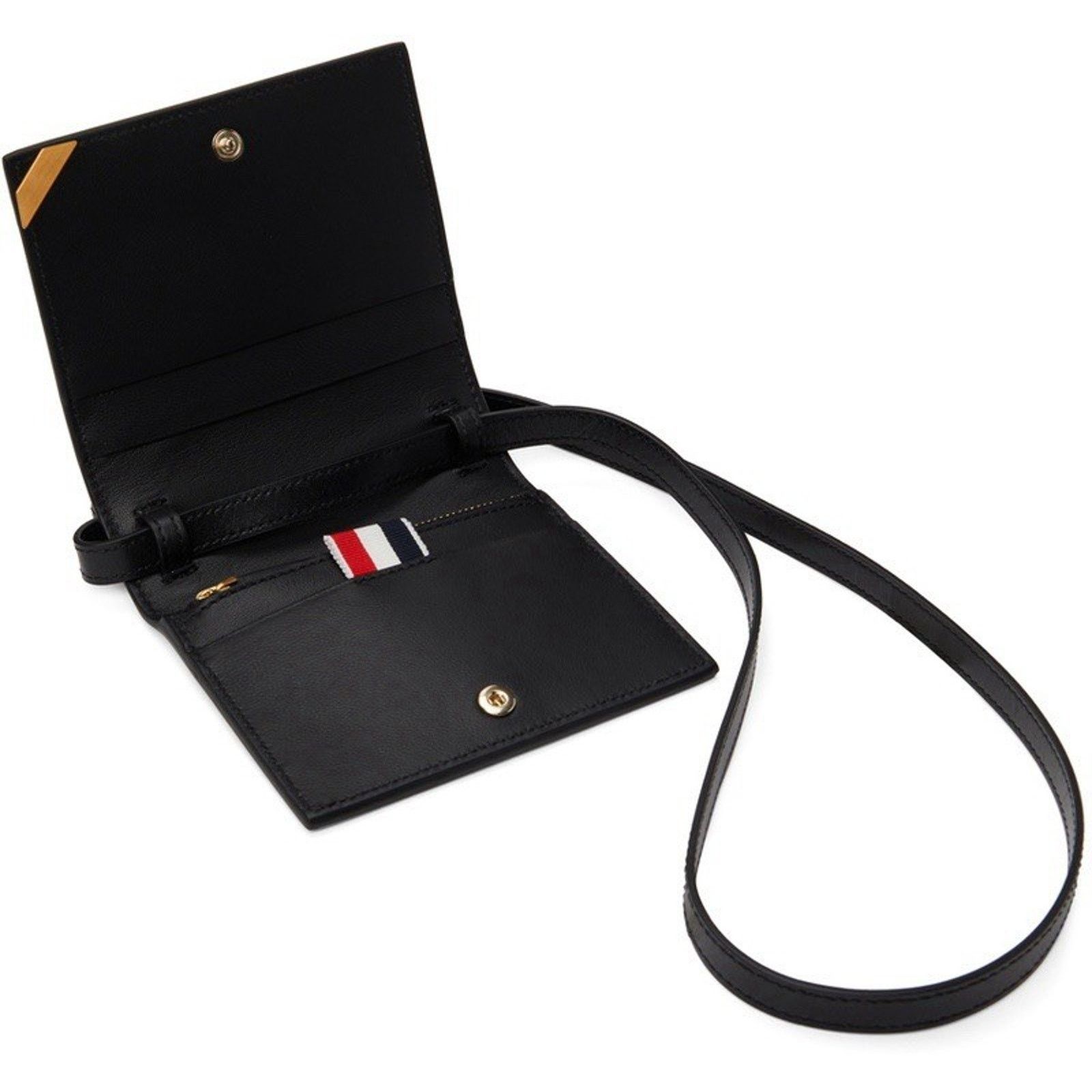 Thom Browne NWT Thom Browne Leather Strap Wallet Crossbody Mini Bag Size ONE SIZE - 10 Thumbnail