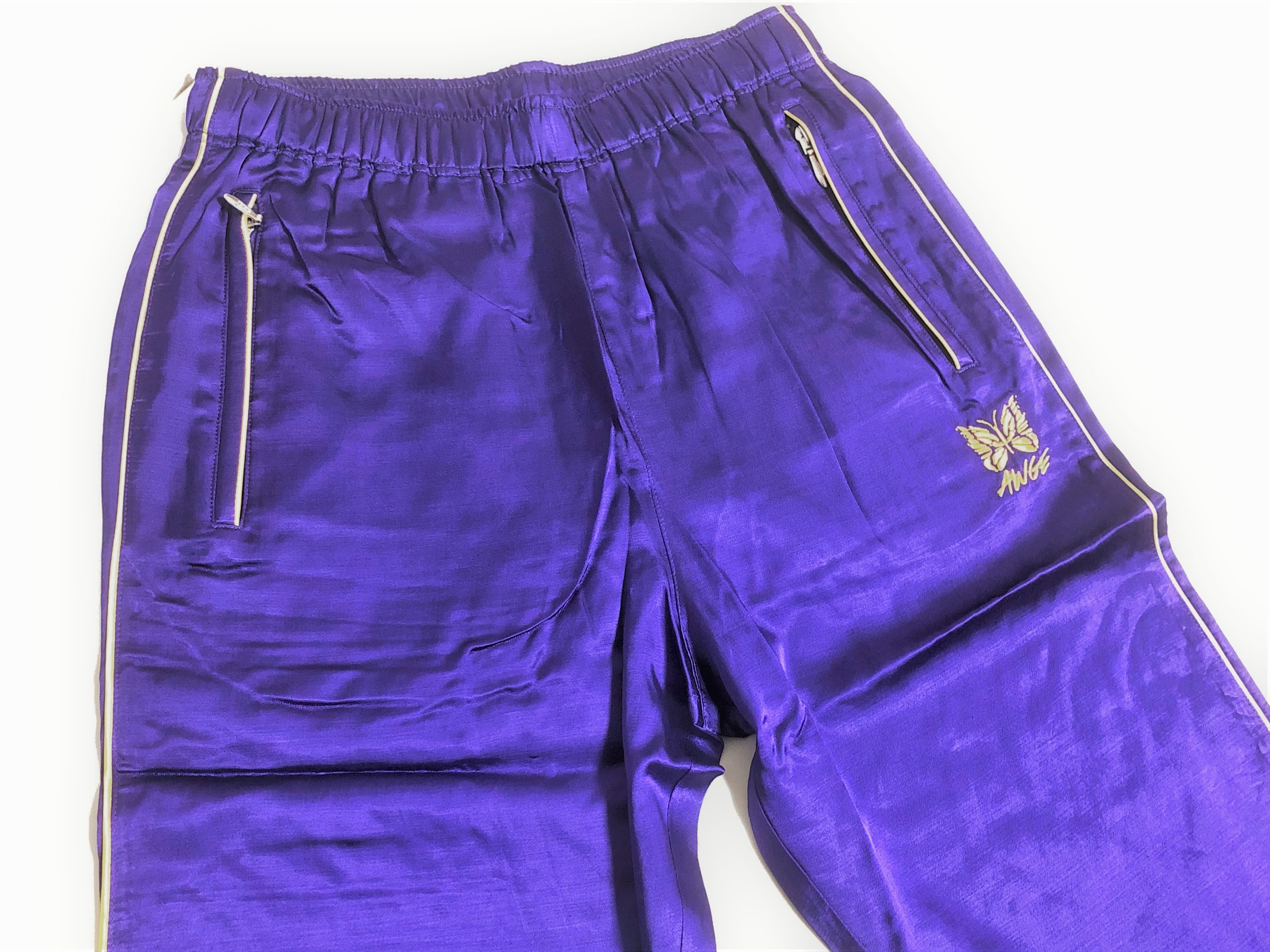 AWGE × Needles AWGE Needles purple Piping Track Pant ASAP ROCKY 19ss new Size US 33 - 4 Thumbnail