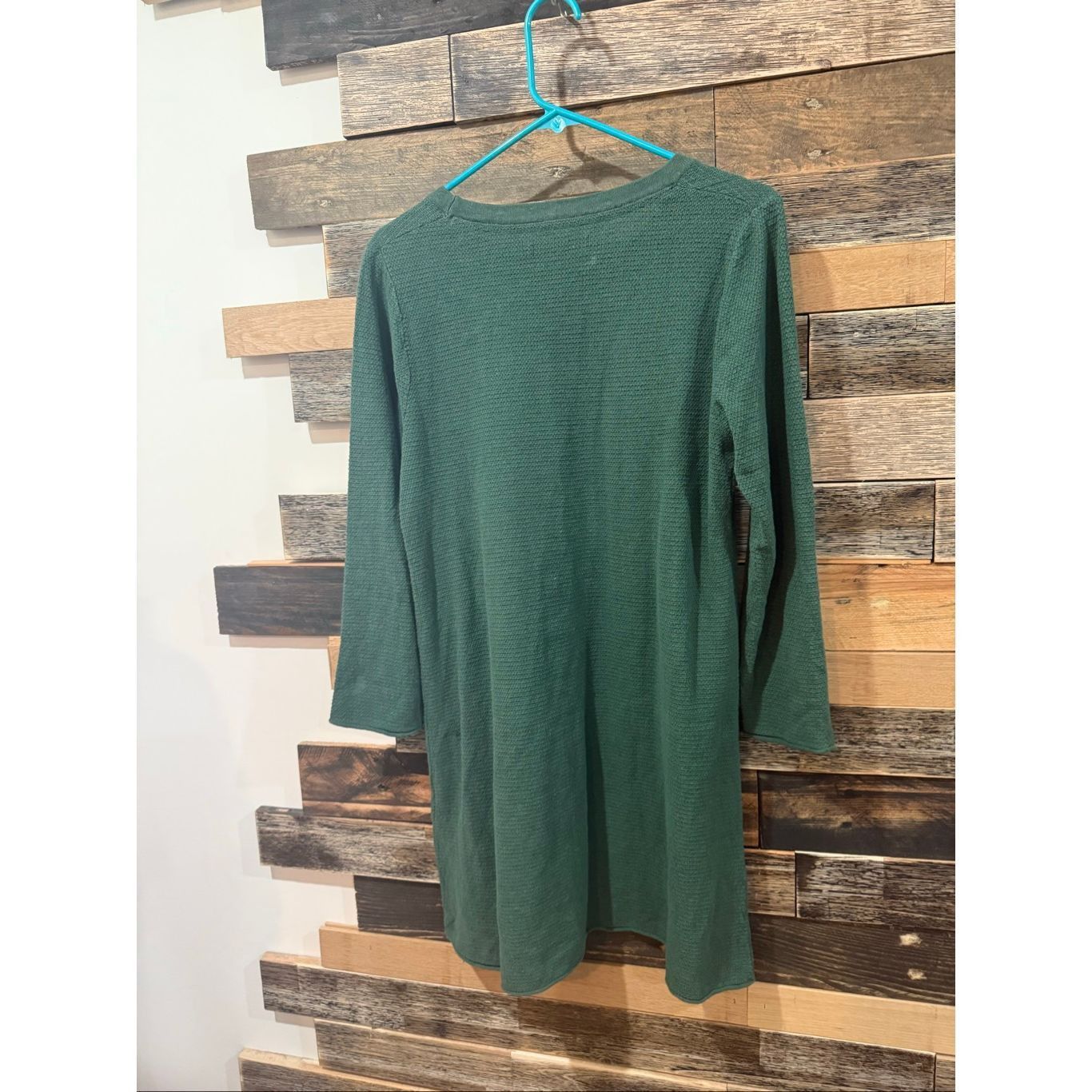 Guru Gudrun Sjoden green linen cotton tunic dress size Small Size S / US 4 / IT 40 - 2 Thumbnail