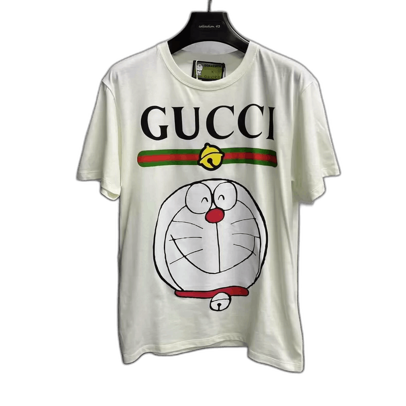 Gucci Ivory Short Sleeve T-shirt with Print