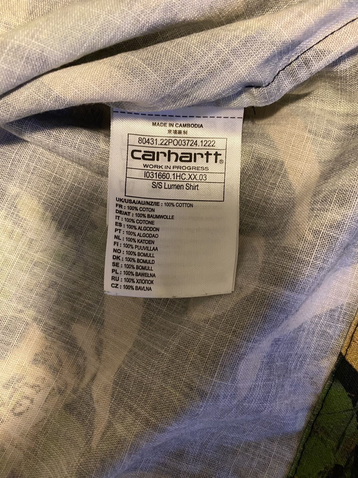 Carhartt Wip Carhartt WIP S/S Lumen Shirt XXL Size US XXL / EU 58 / 5 - 11 Thumbnail