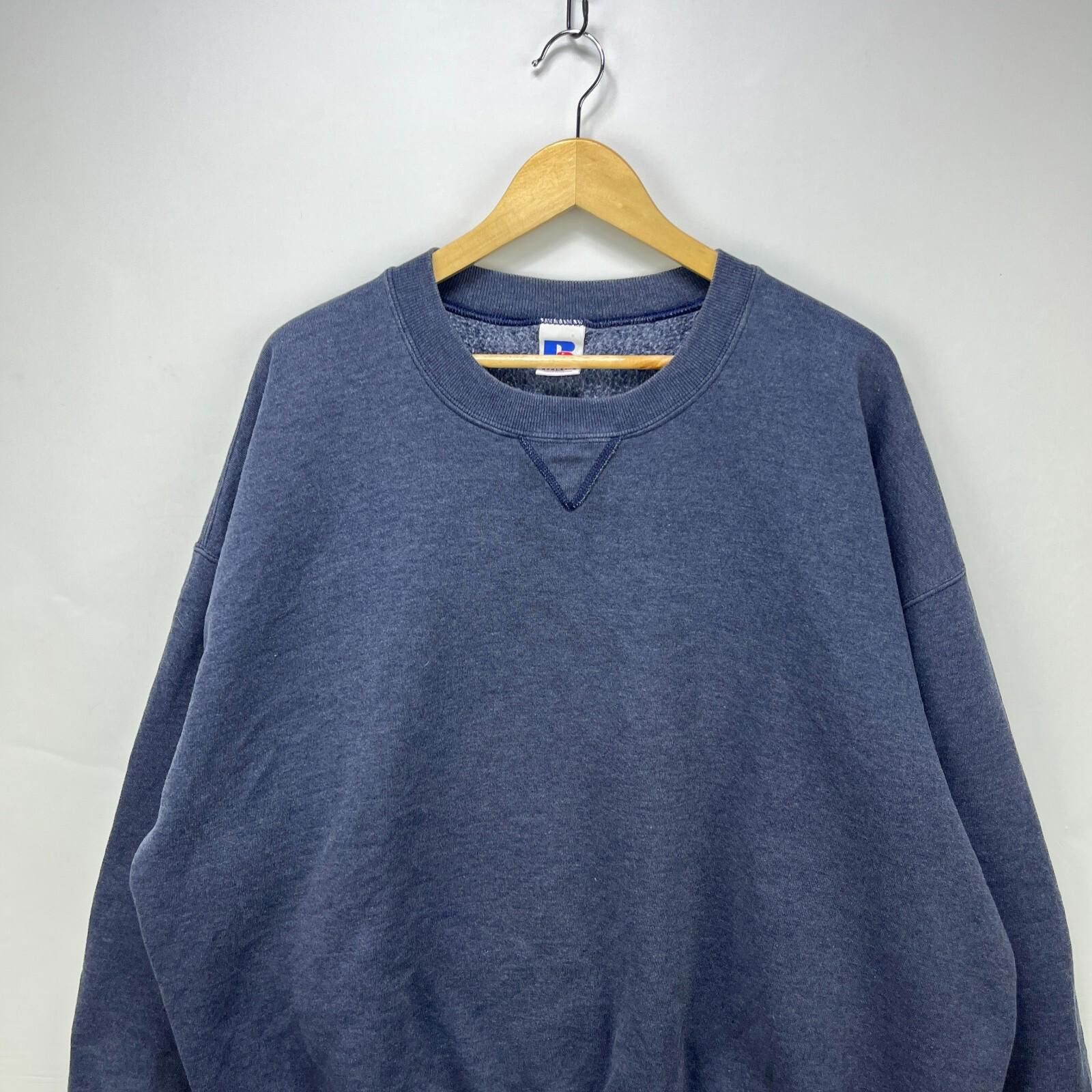 Russell Athletic Vintage 90s Russell Athletic Faded Sweatshirt 2XL Gray Size US XXL / EU 58 / 5 - 2 Thumbnail