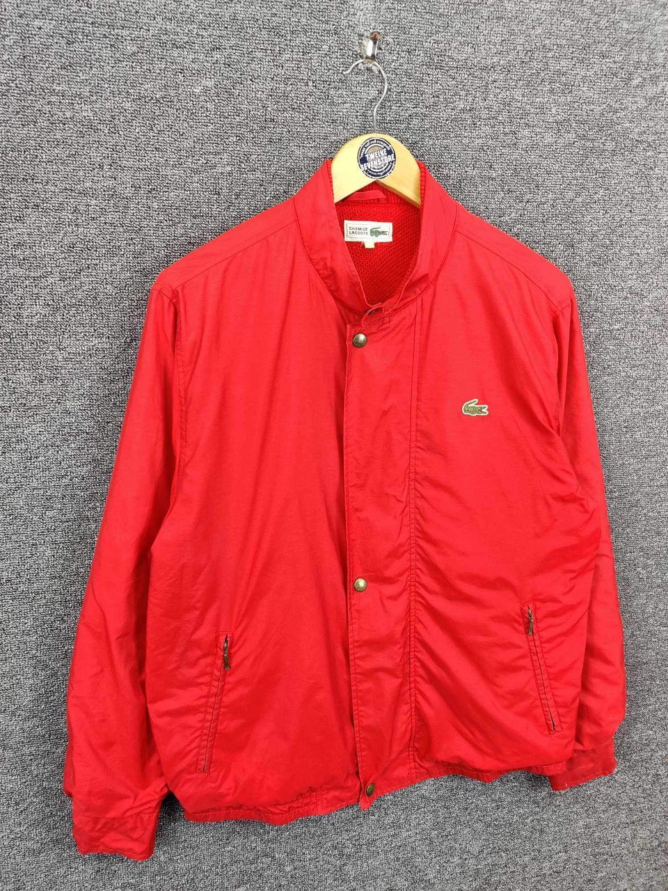Lacoste Vintage Lacoste Small Logo Bomber Jacket Size US M / EU 48-50 / 2 - 5 Thumbnail
