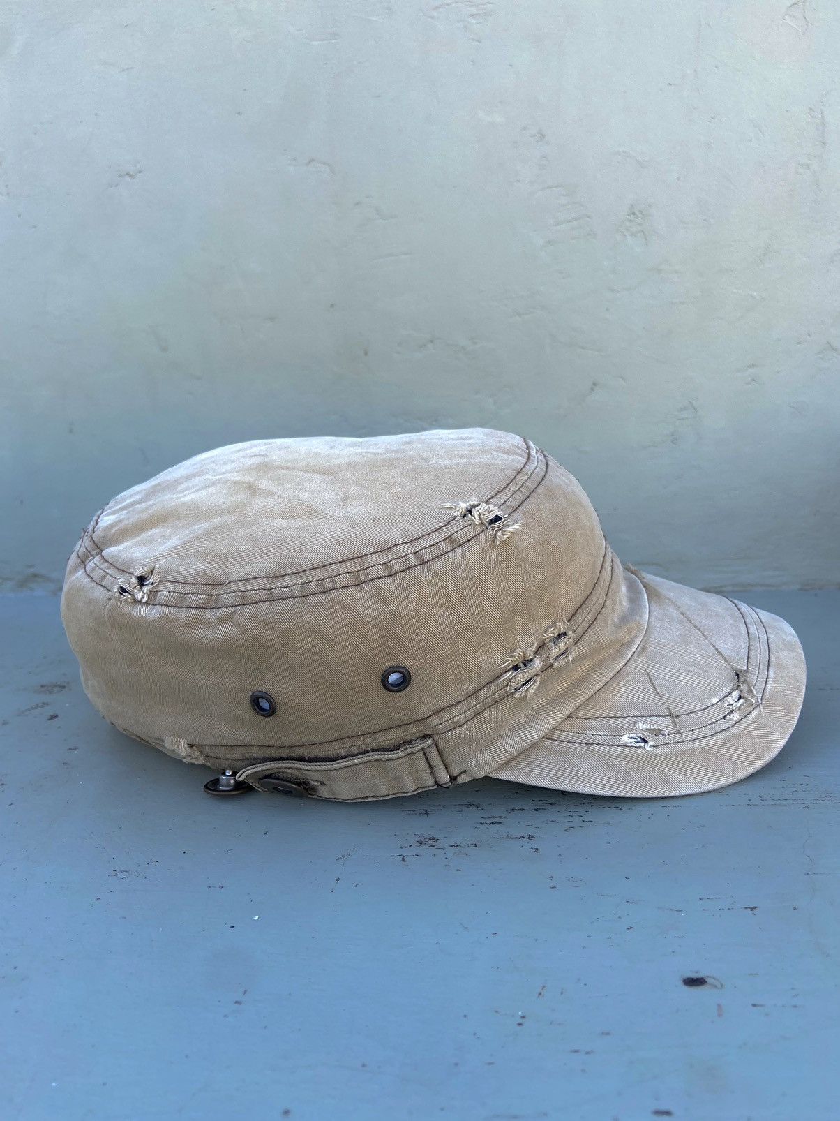 If Six Was Nine 2000s number six ditsetressed patrol hat Size ONE SIZE - 5 Thumbnail