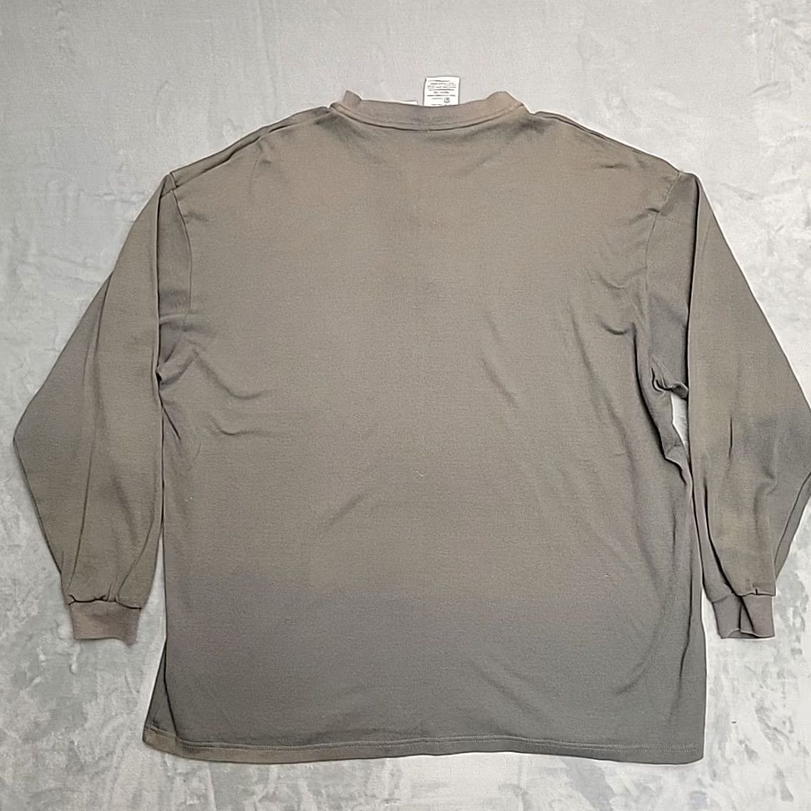 Vintage Rasco FR Shirt Mens 4XL Gray Henley Flame Long Sleeve Workwear Shirt Size US XXL / EU 58 / 5 - 7 Thumbnail