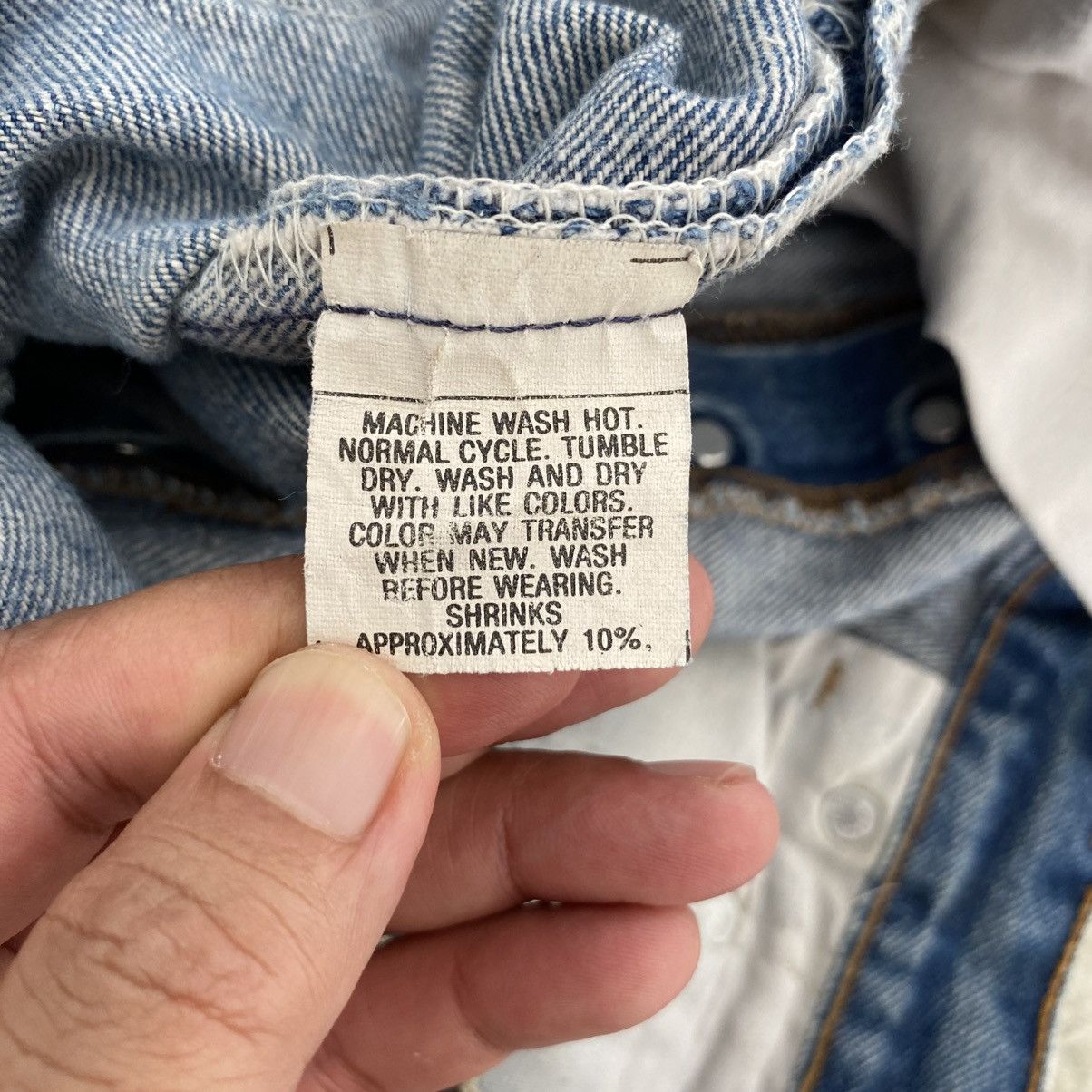 Levi's Vintage 80’s Levis 501xx Faded Stonewashed Blue Jeans Size US 34 / EU 50 - 16 Thumbnail